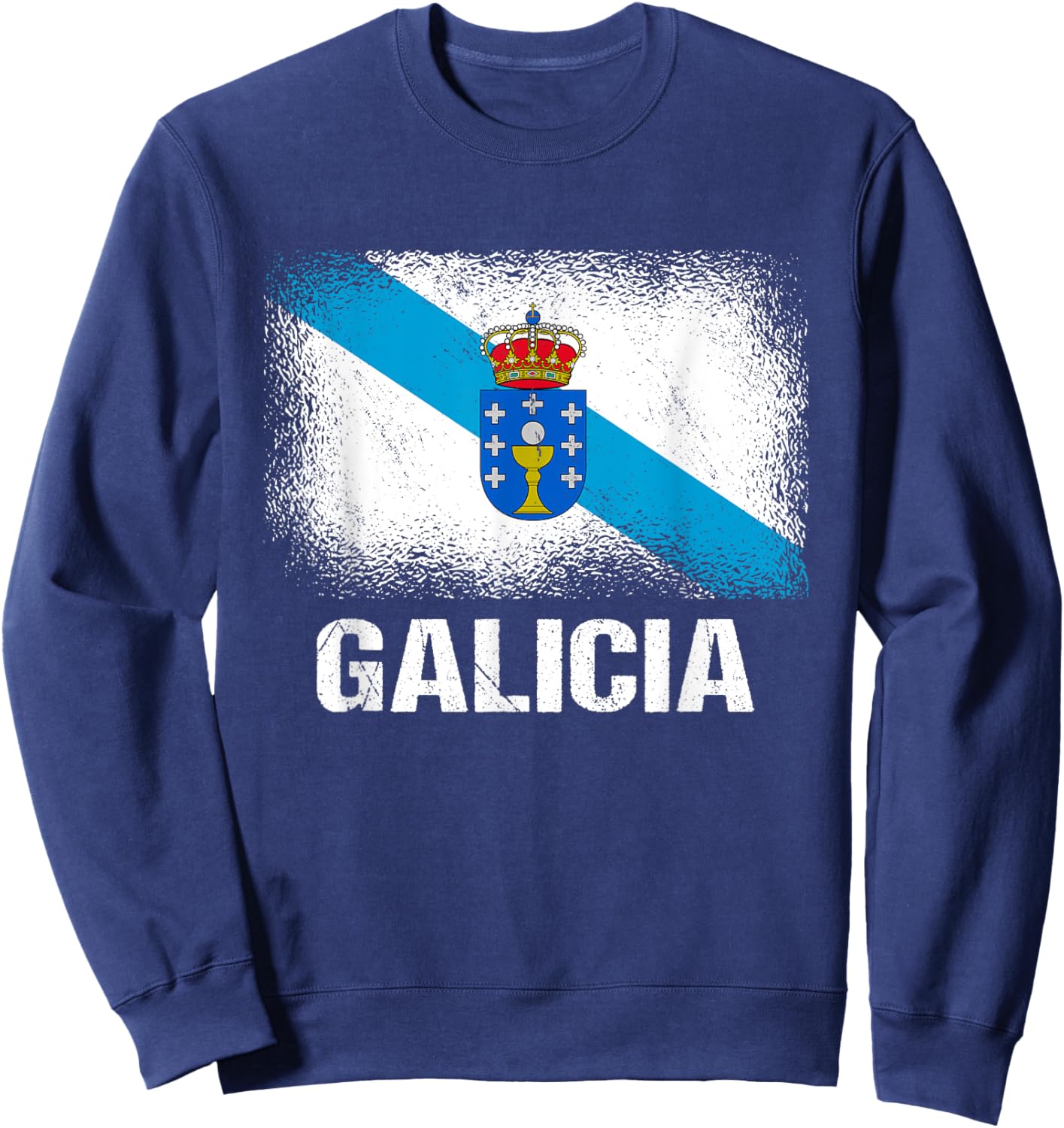 Galicia Flag Sweatshirt - Sweatshirt | Navy
