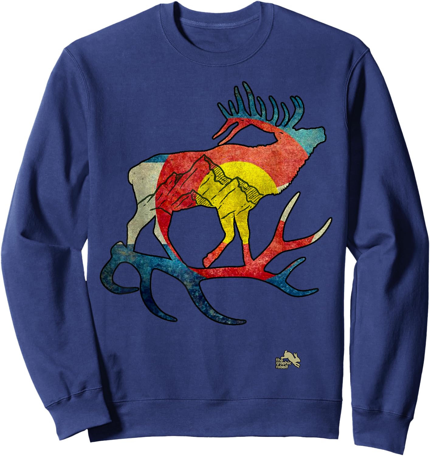 Colorado Elk Sweatshirt - Sweatshirt | Navy