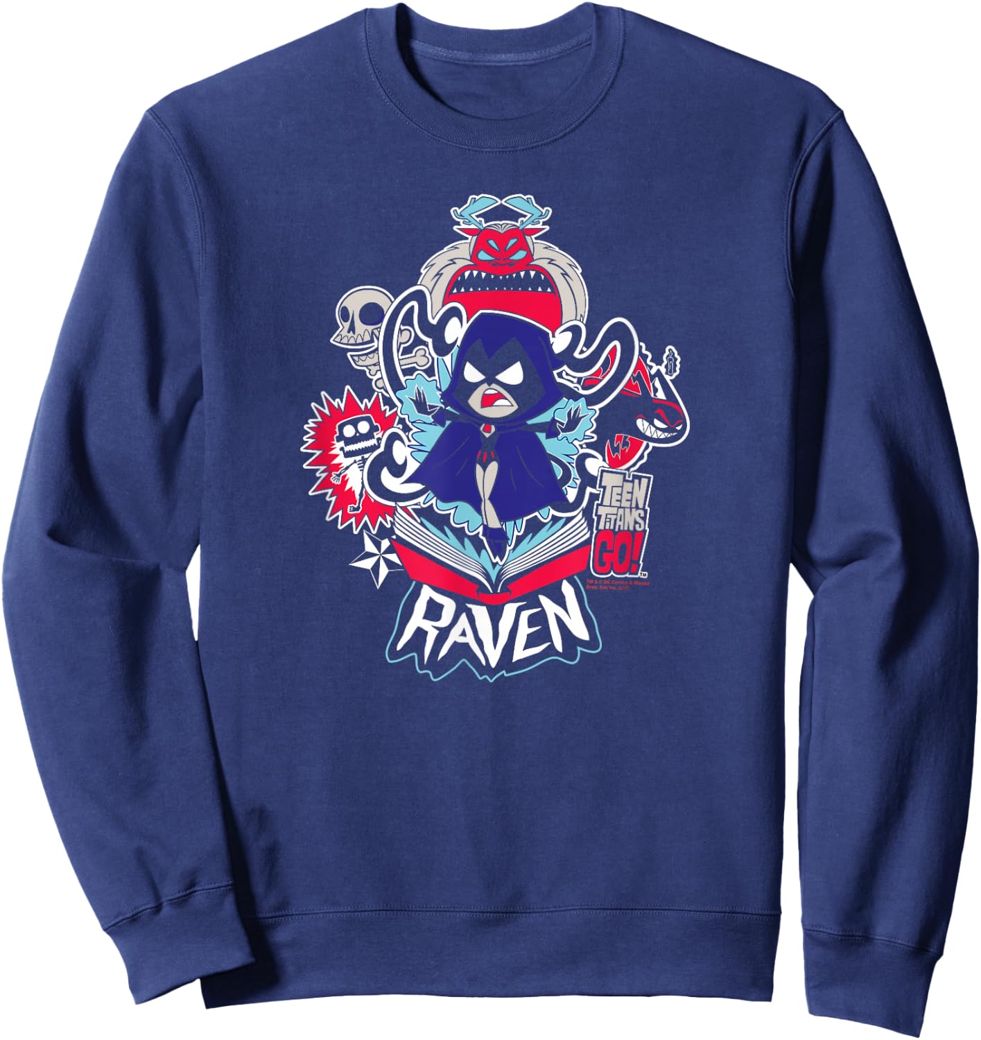 Teen Titans Go! Raven Sweatshirt - Sweatshirt | Navy