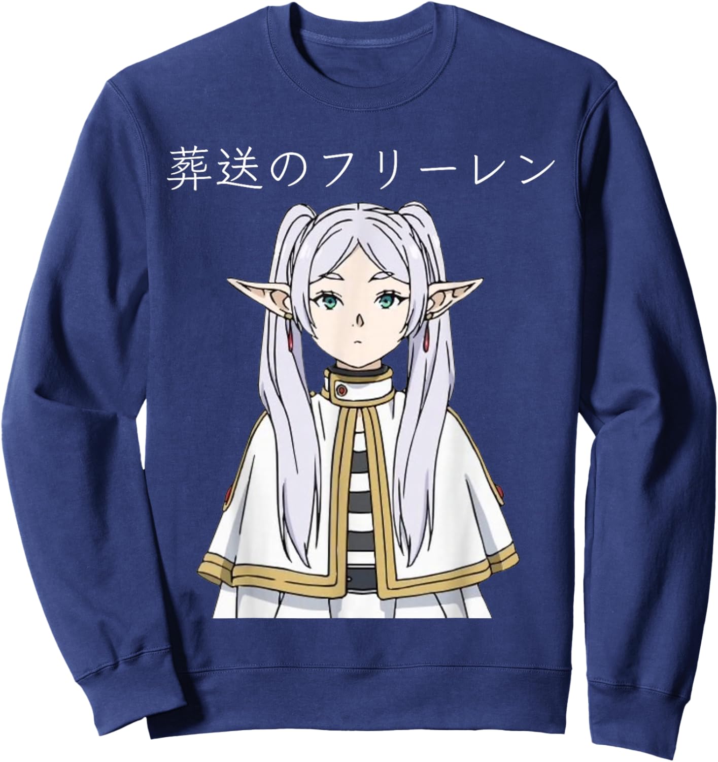 Frieren Beyond Journey's End, Isekai Anime Manga Video Game Sweatshirt - Sweatshirt | Navy