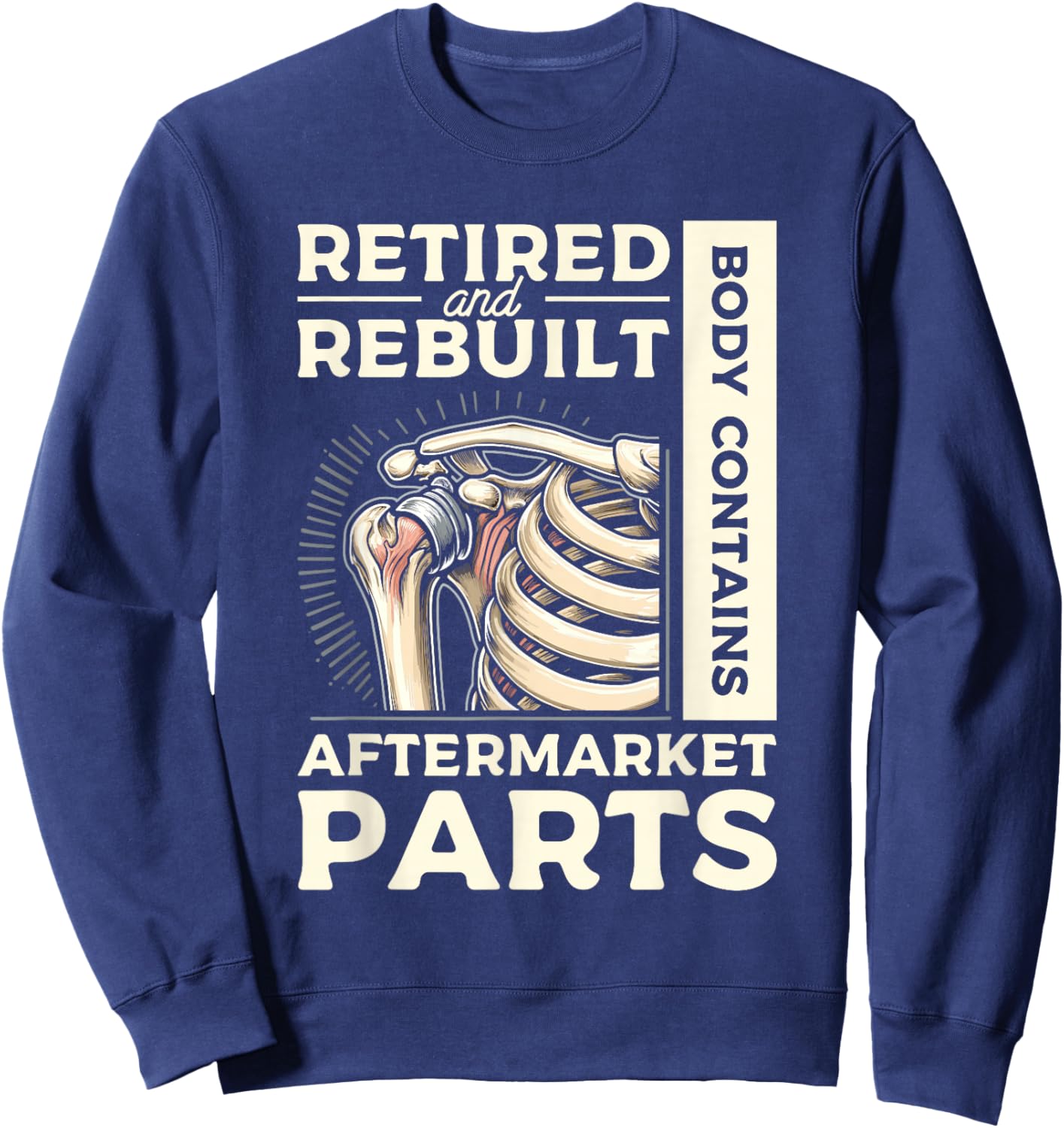 Retired And Rebuilt Body Contains Aftermarket Parts Joint Sweatshirt - Sweatshirt | Navy