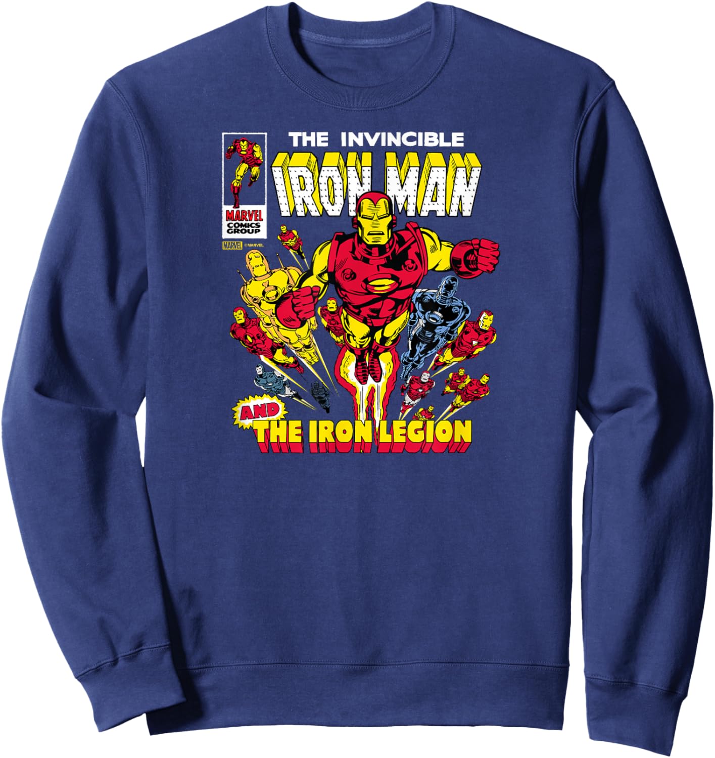 Iron Man - Comic Cover Sweatshirt - Sweatshirt | Navy