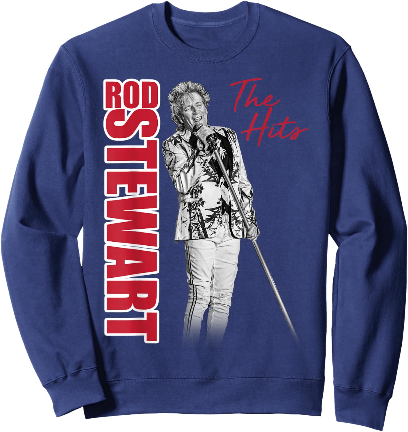 Rod Stewart Las Vegas Photo Sweatshirt - Sweatshirt | Navy