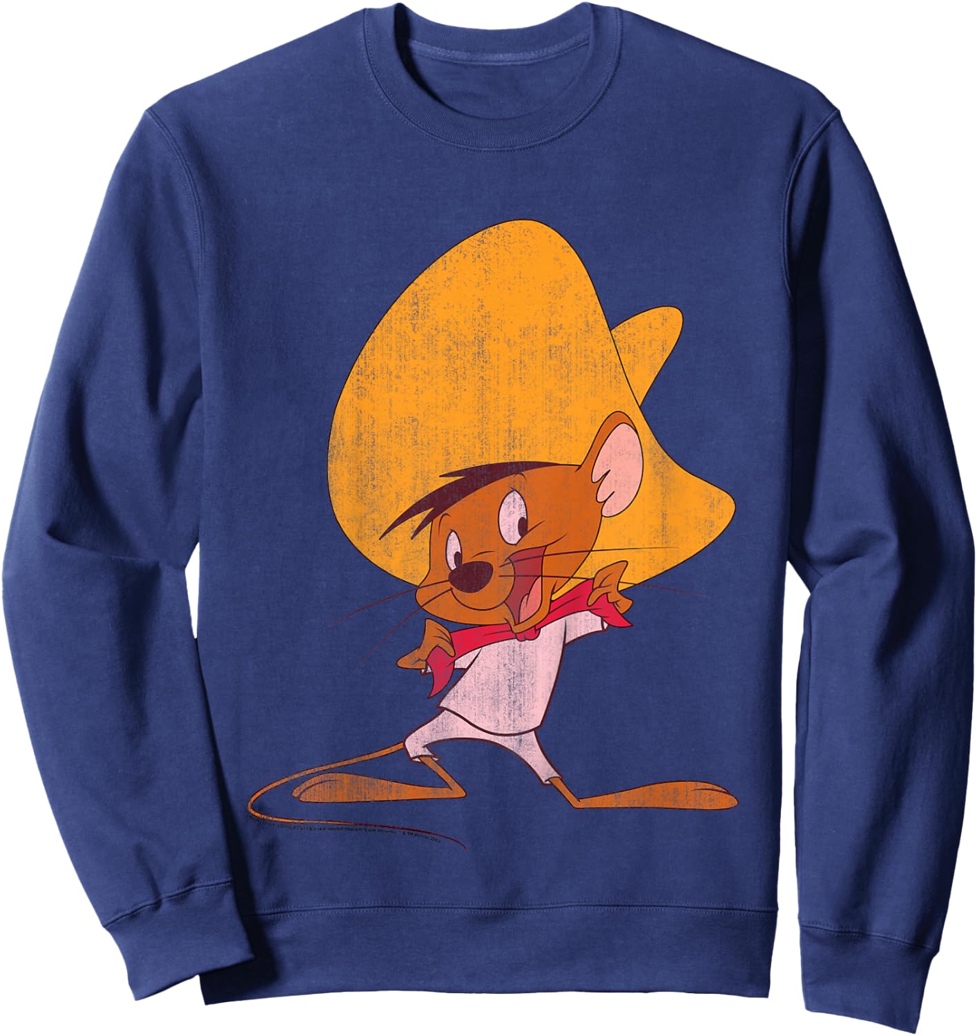 Kids Looney Tunes Speedy Gonzales Red Hue Portrait Sweatshirt - Sweatshirt | Navy