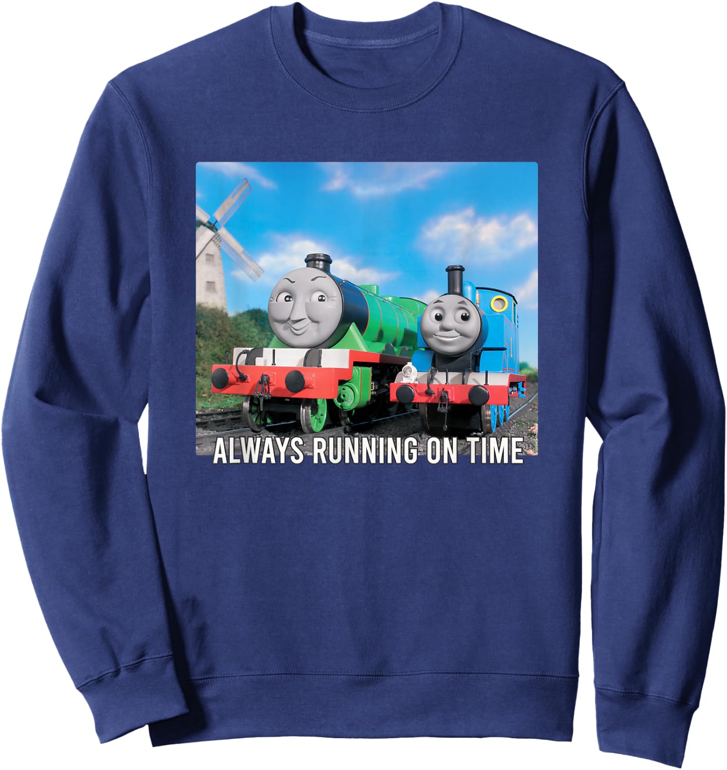 Thomas & Friends - Always Running on Time Sweatshirt - Sweatshirt | Navy