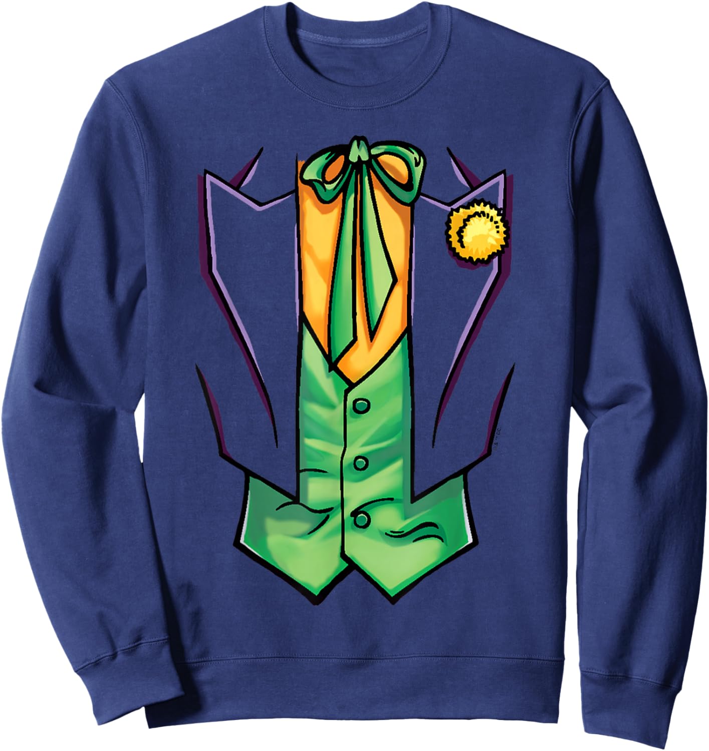 Batman Joker Costume Sweatshirt - Sweatshirt | Navy