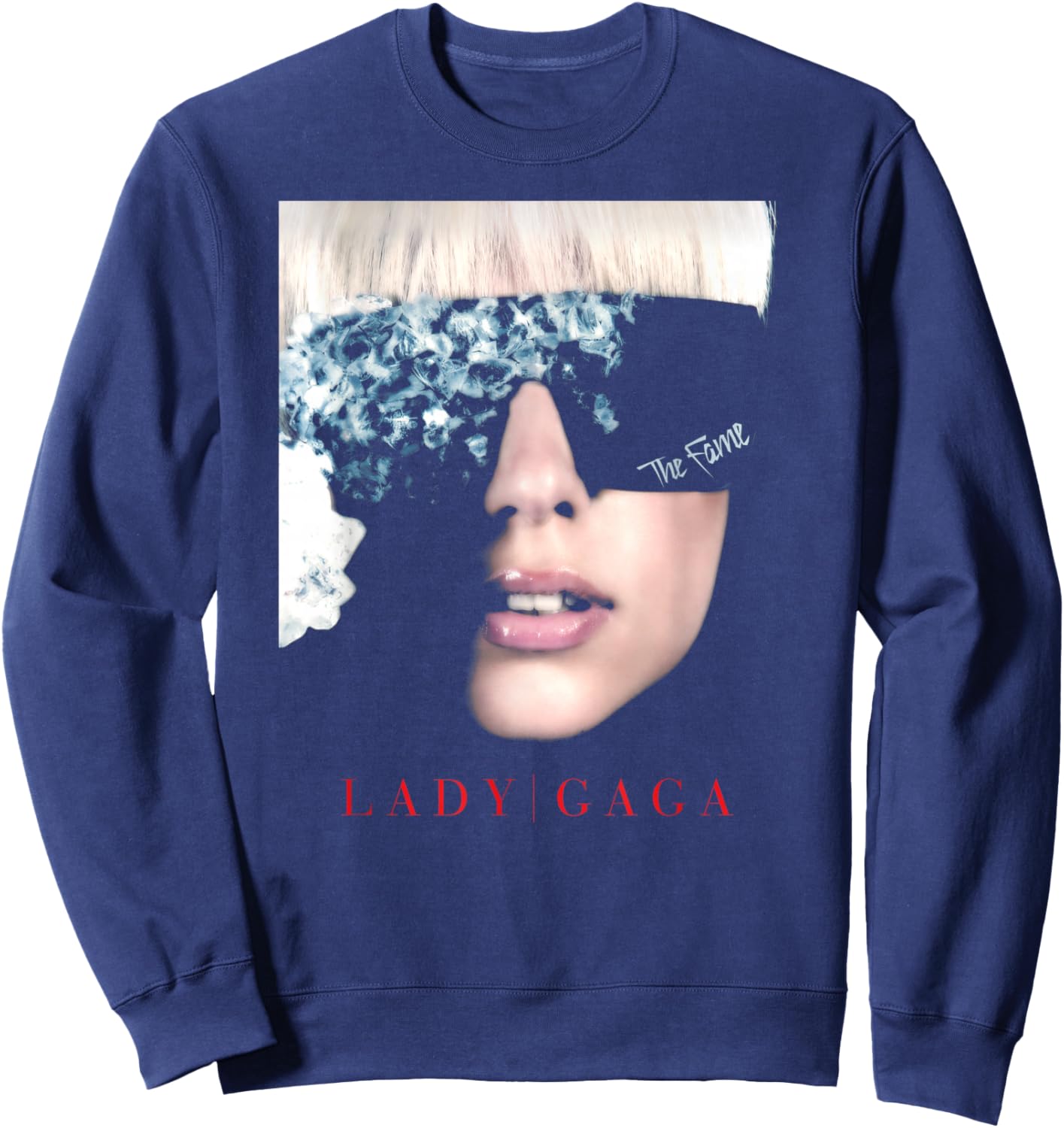 Official Lady Gaga The Fame Sweatshirt - Sweatshirt | Navy