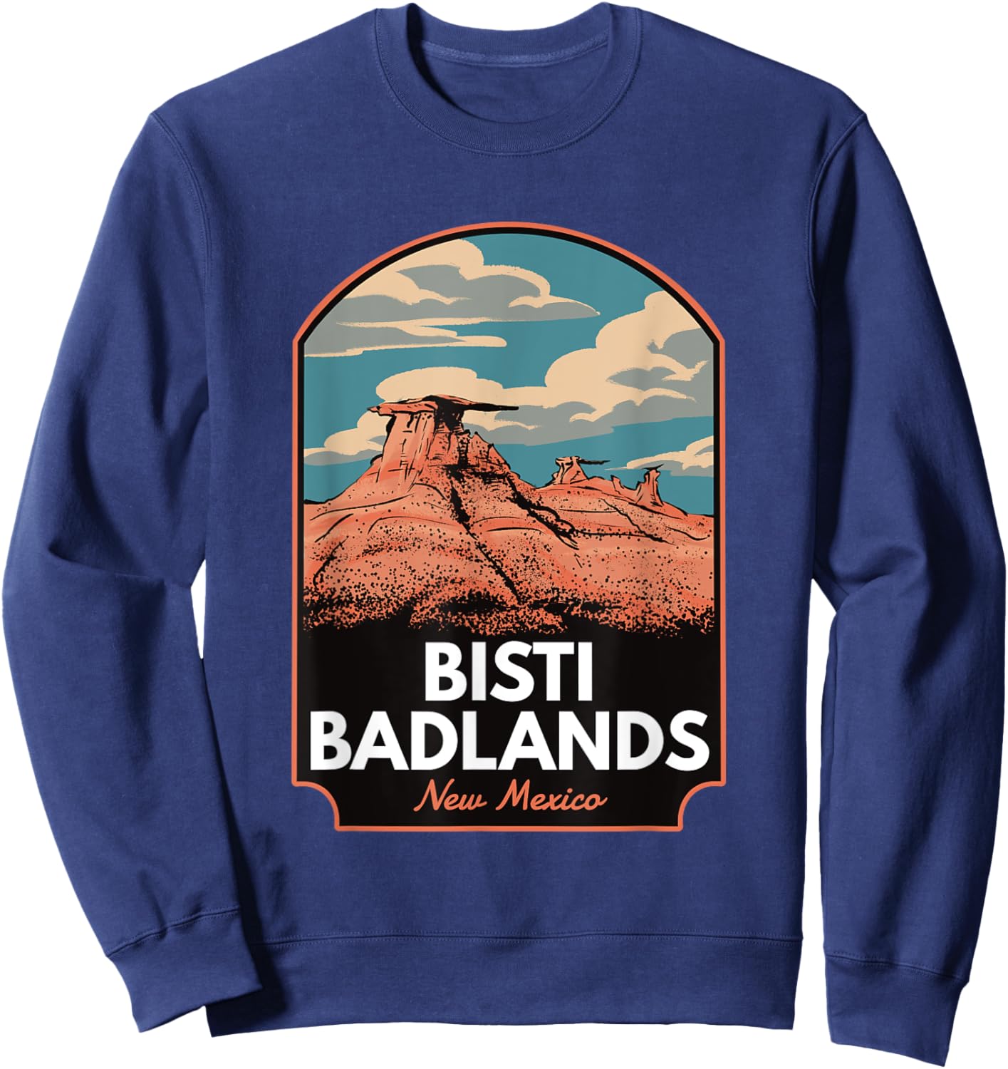 Bisti Badlands New Mexico Sweatshirt - Sweatshirt | Navy