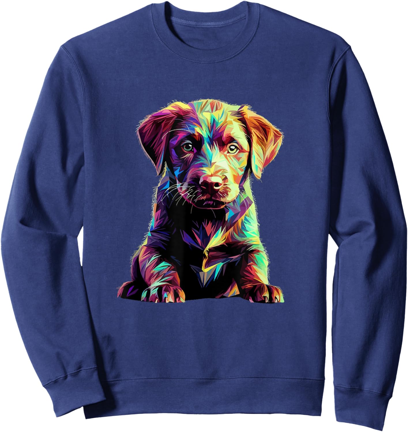 Chesapeake Bay Retriever Puppy Dog Pop Art Men Women Girls Kids Sweatshirt - Sweatshirt | Navy