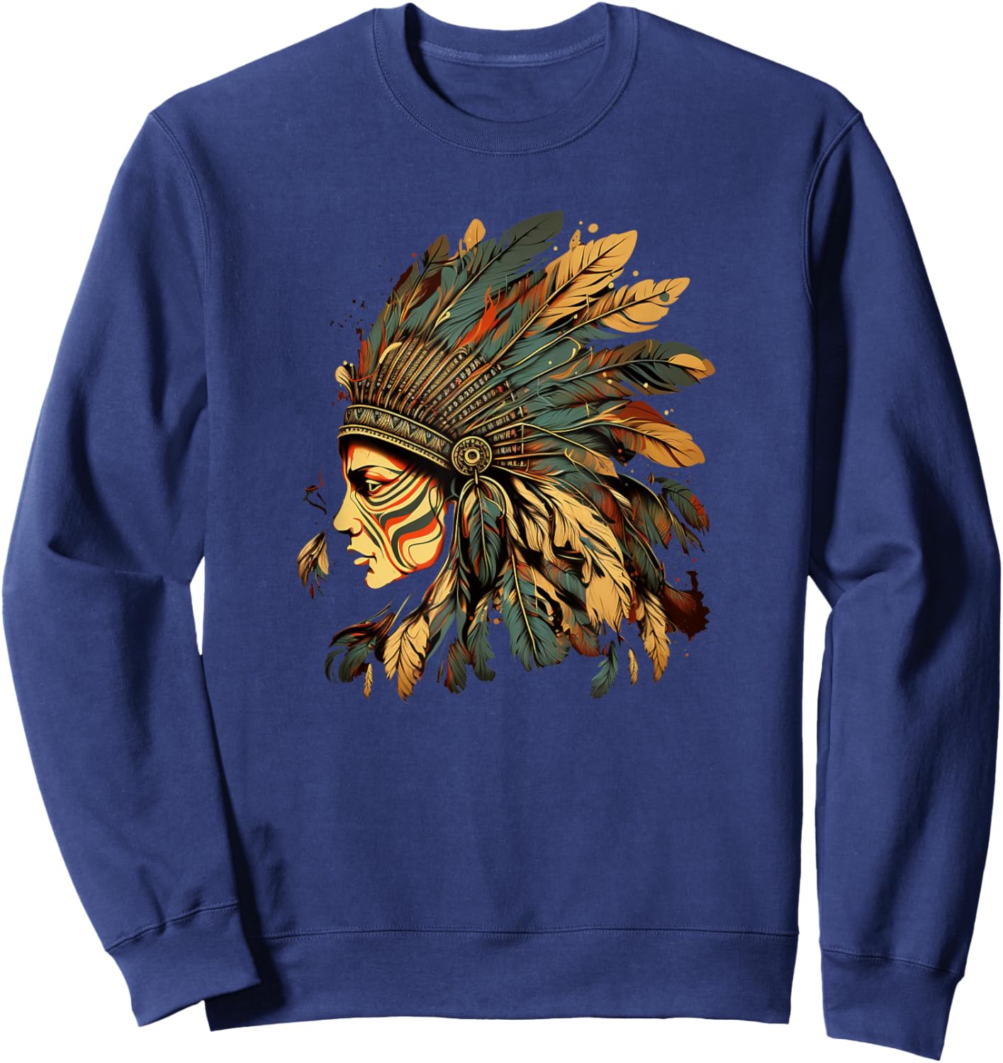 Native American Dreamcatcher Indian Design Sweatshirt - Sweatshirt | Navy