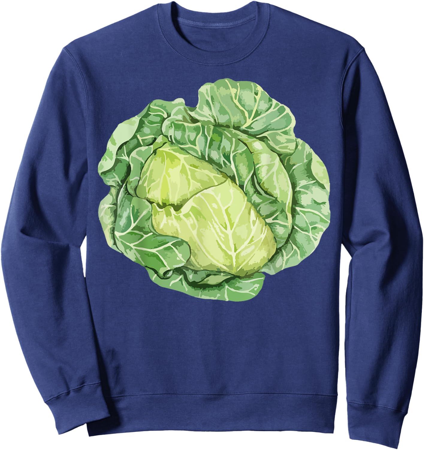 Cabbage Halloween Group Costume Salad Vegan Vegetarians Sweatshirt - Sweatshirt | Navy