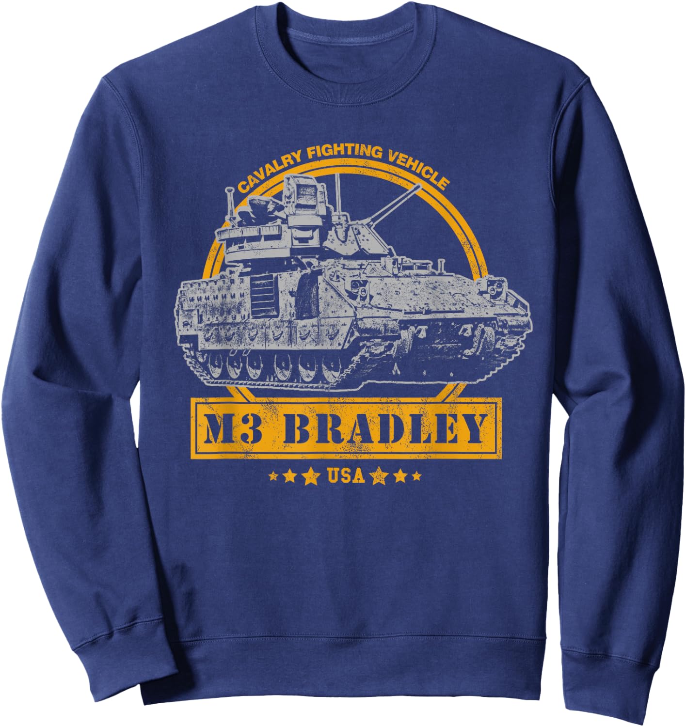M3 Bradley CFV Cavalry Fighting Vehicle Sweatshirt - Sweatshirt | Navy