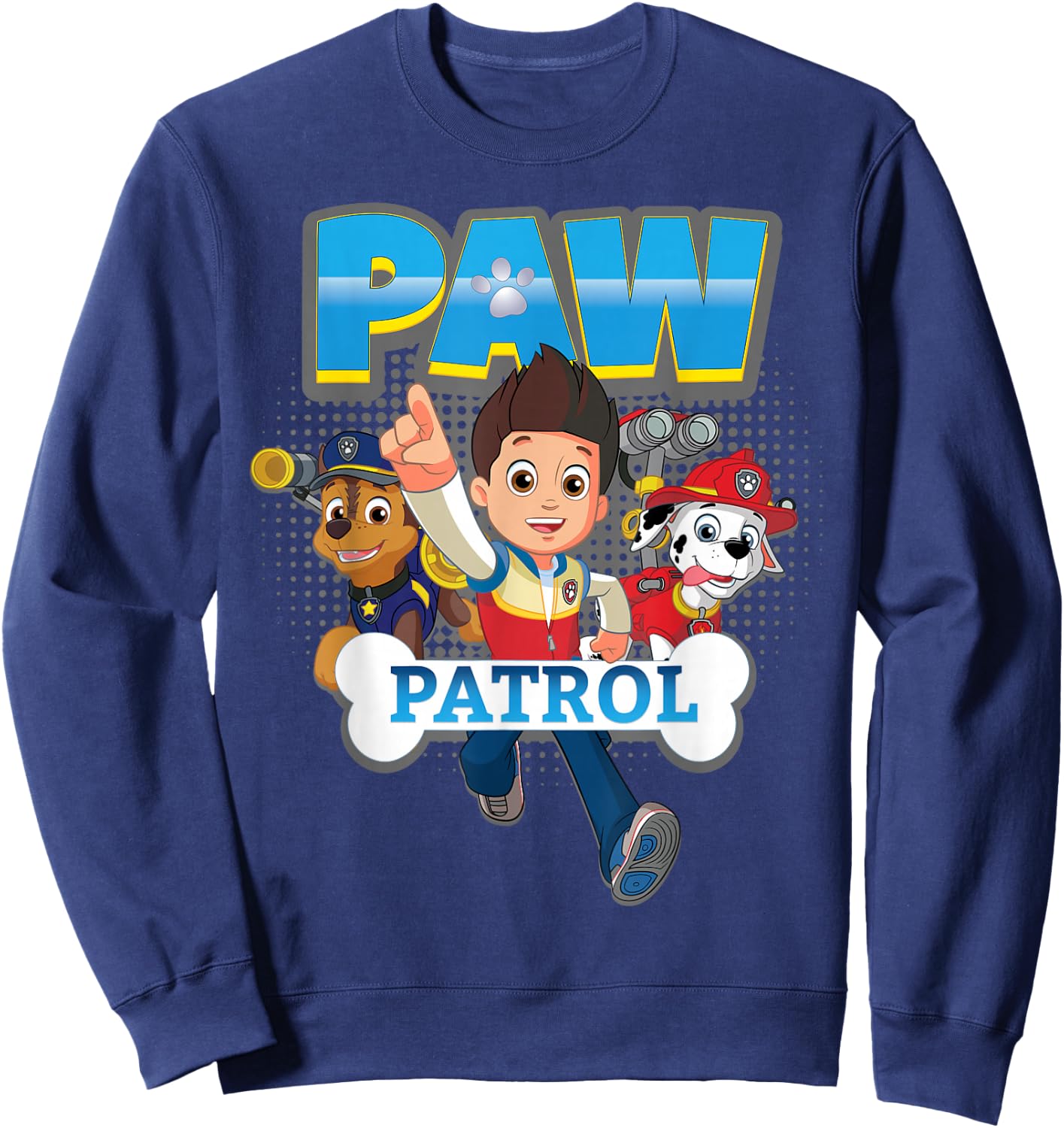 Ryder Paw Patrol Chase and Marshall Sweatshirt - Sweatshirt | Navy