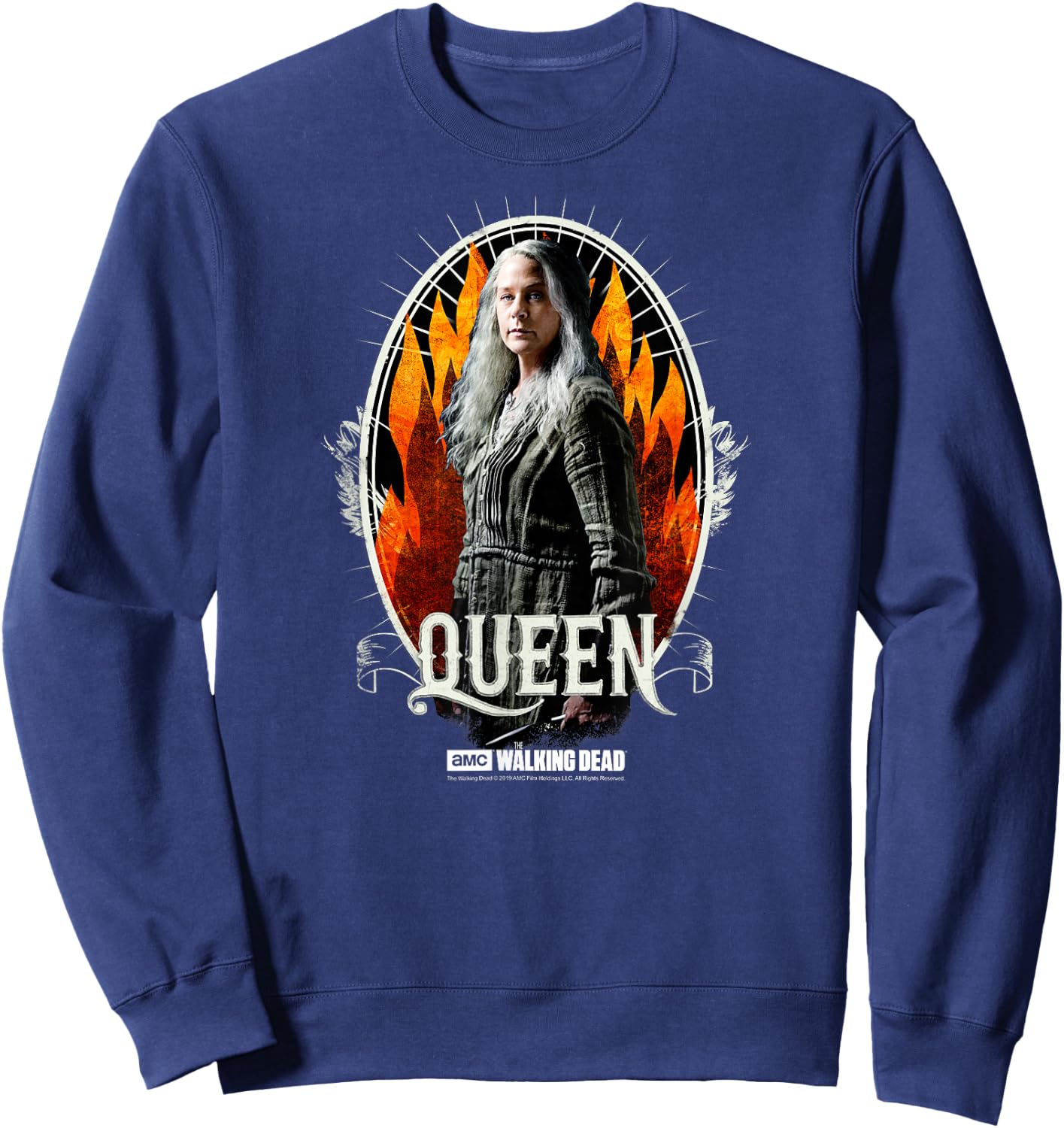 TWD Queen Carol Sweatshirt - Sweatshirt | Navy