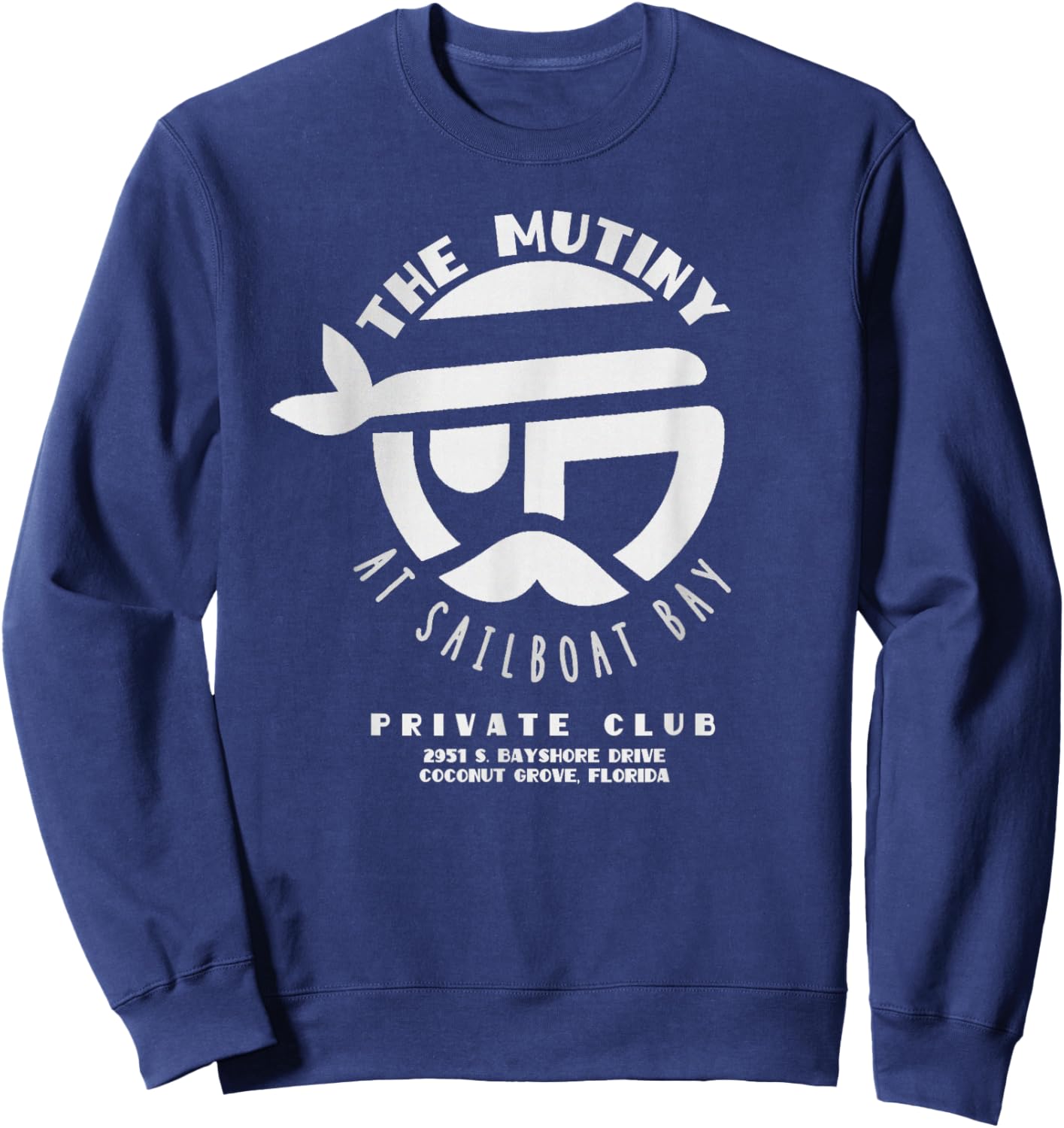 The Mutiny at Sailboat Bay: Private Club Sweatshirt - Sweatshirt | Navy