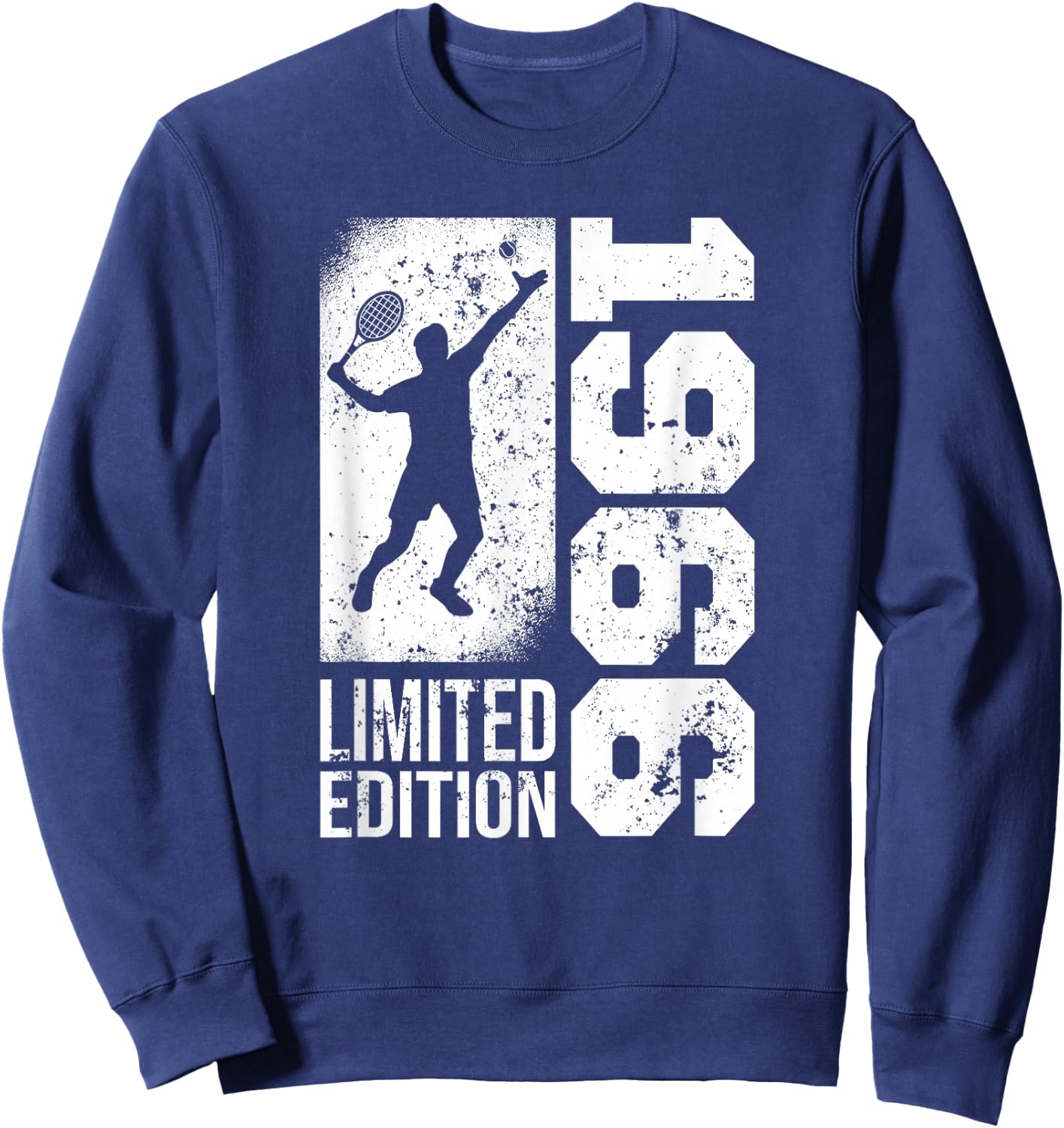 Tennisplayer Vintage born 1966 Birthday Tennis-Balls Tennis Sweatshirt - Sweatshirt | Navy