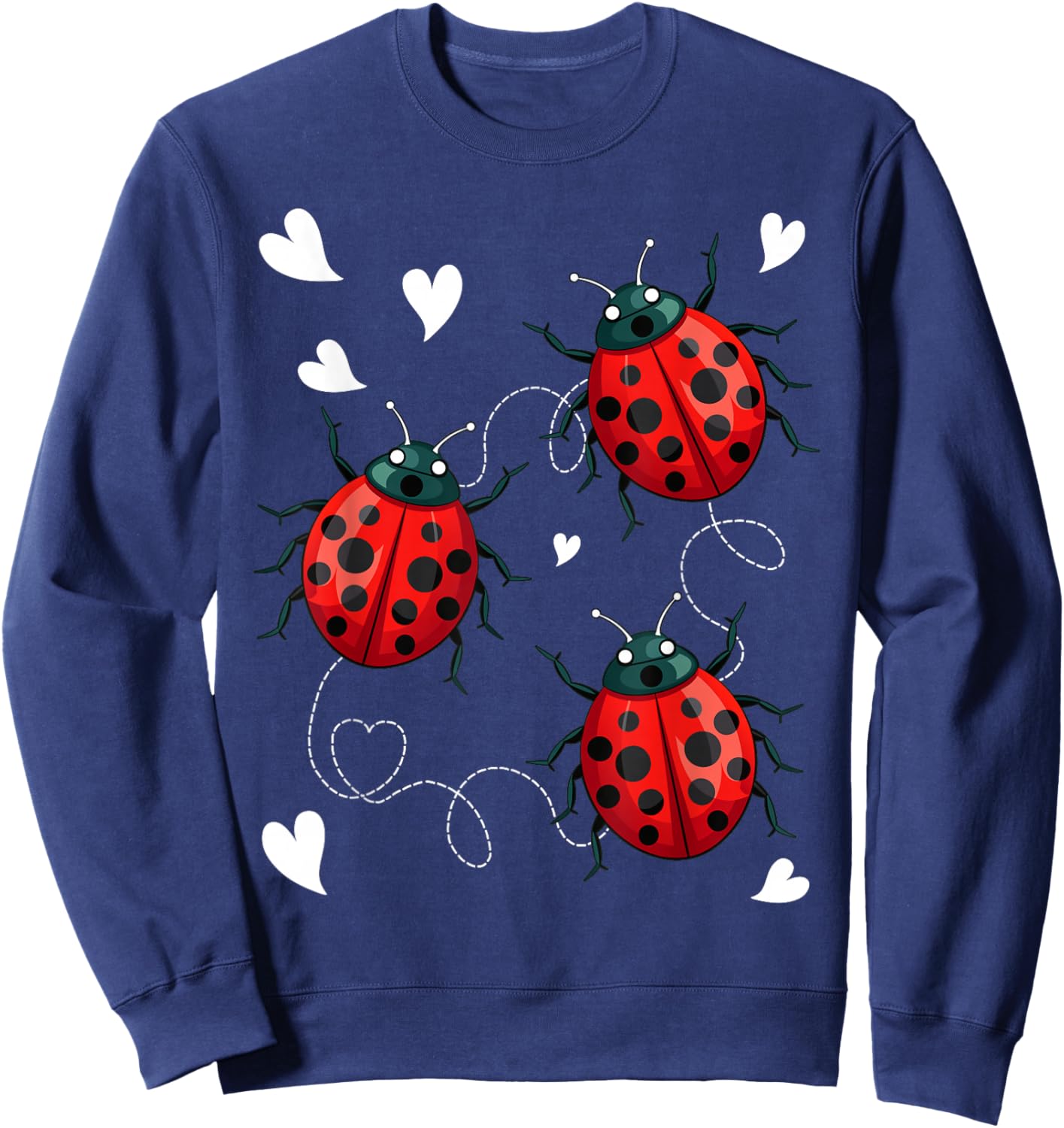 Ladybug Ladybugs Ladybug Sweatshirt - Sweatshirt | Navy