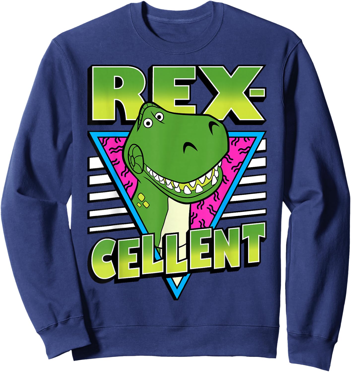 Disney Pixar Toy Story 4 Retro REX-Cellent Portrait Sweatshirt - Sweatshirt | Navy
