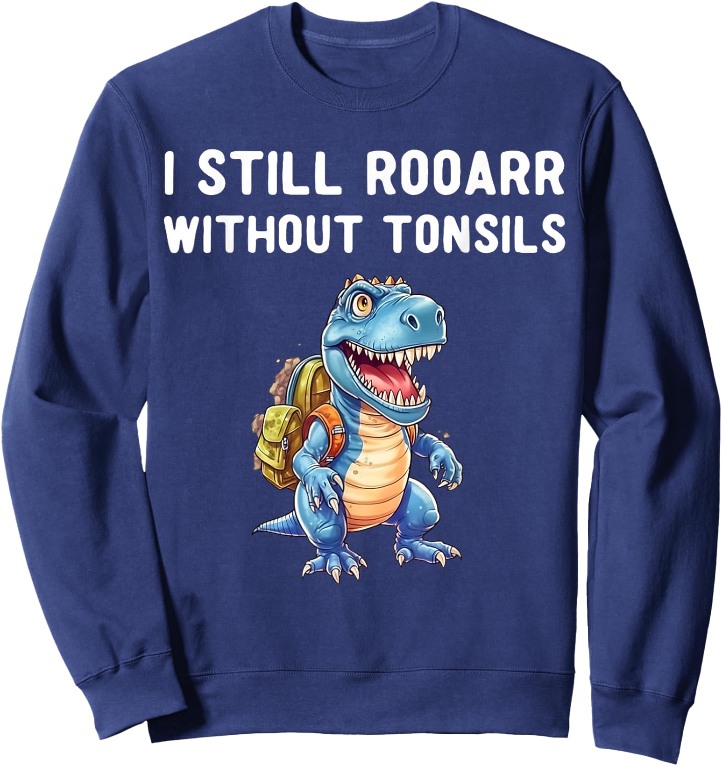 Boys Tonsil Removal Surgery Get Well Kids Sweatshirt - Sweatshirt | Navy