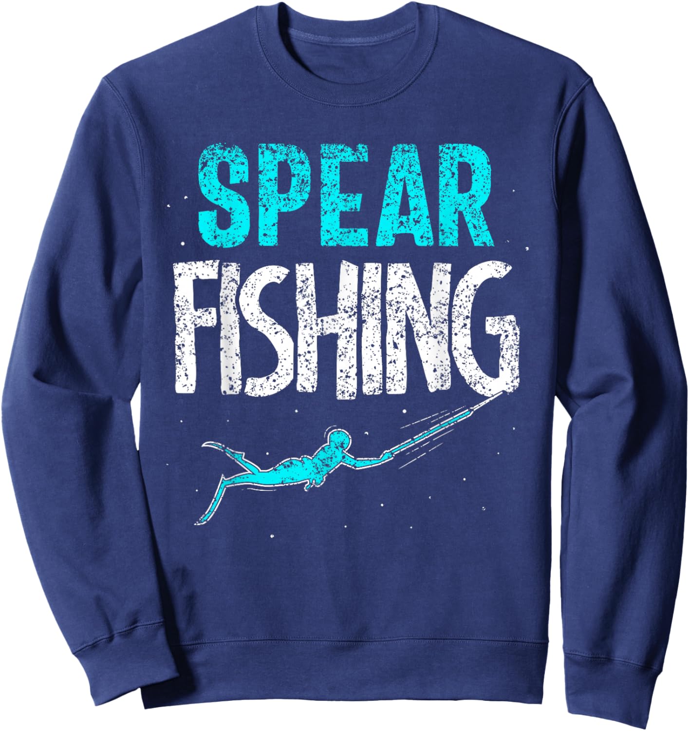 Spearfishing Spear Fishing Spearfisher Spearfishing Sweatshirt - Sweatshirt | Navy