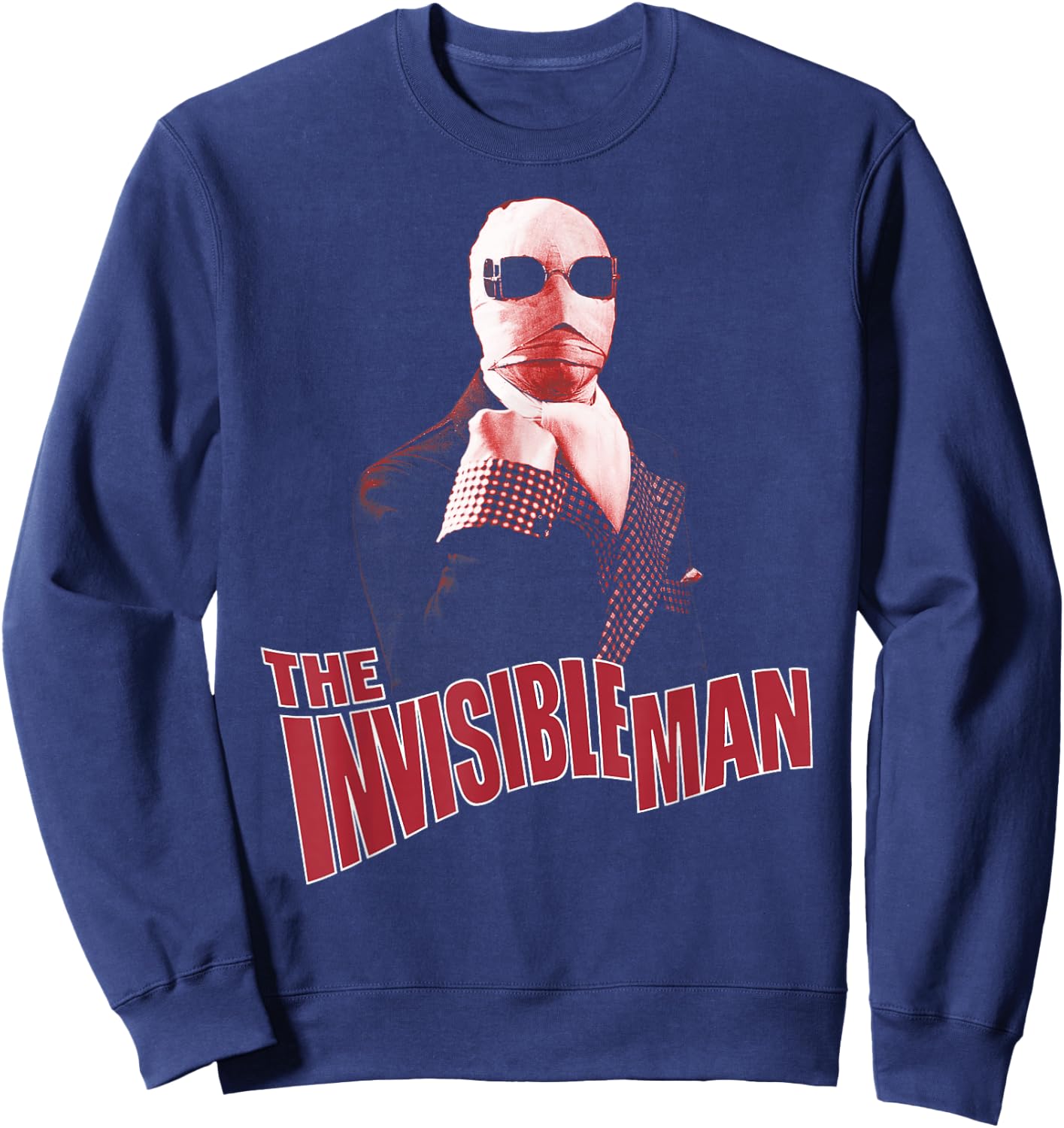 Universal Monsters The Invisible Man Red Hue Sweatshirt - Sweatshirt | Navy