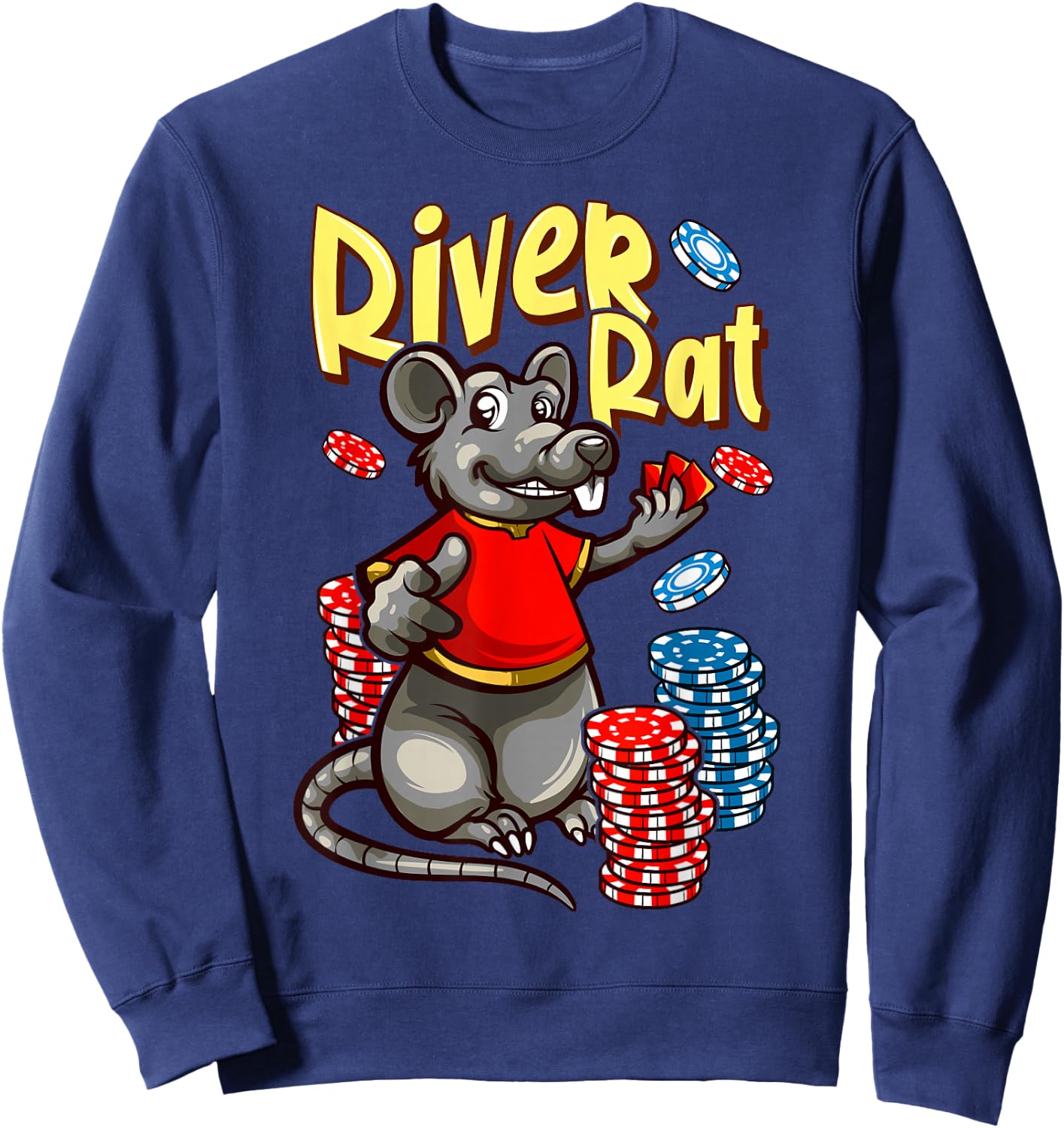 River Rat Poker Sweatshirt - Sweatshirt | Navy