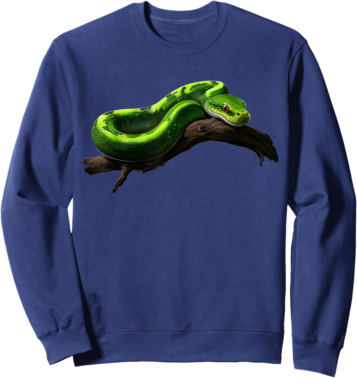 Green Tree Python Owner Reptiles for Snake Lover Sweatshirt - Sweatshirt | Navy