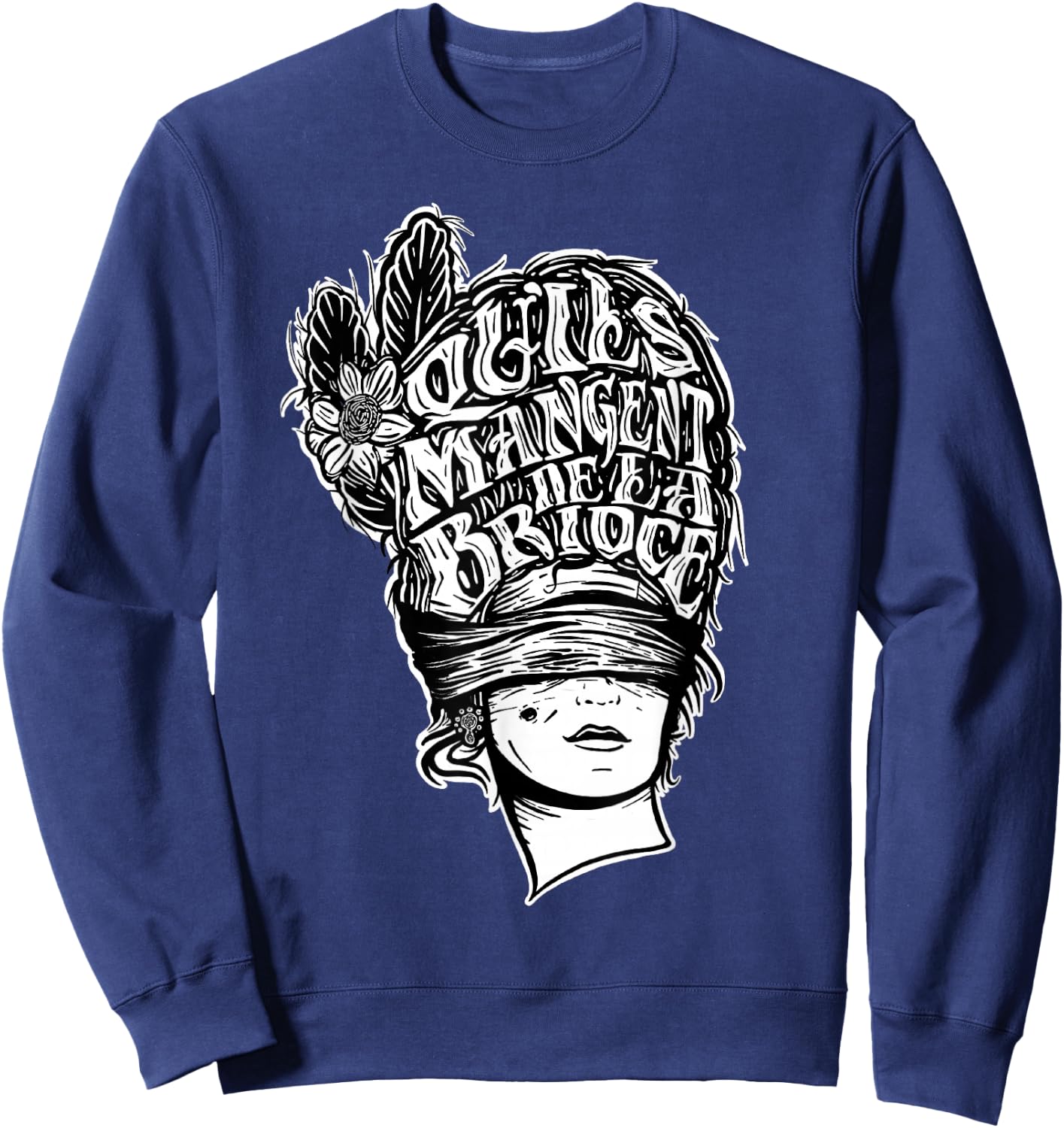 Let Them Eat Cake Sweatshirt - Sweatshirt | Navy