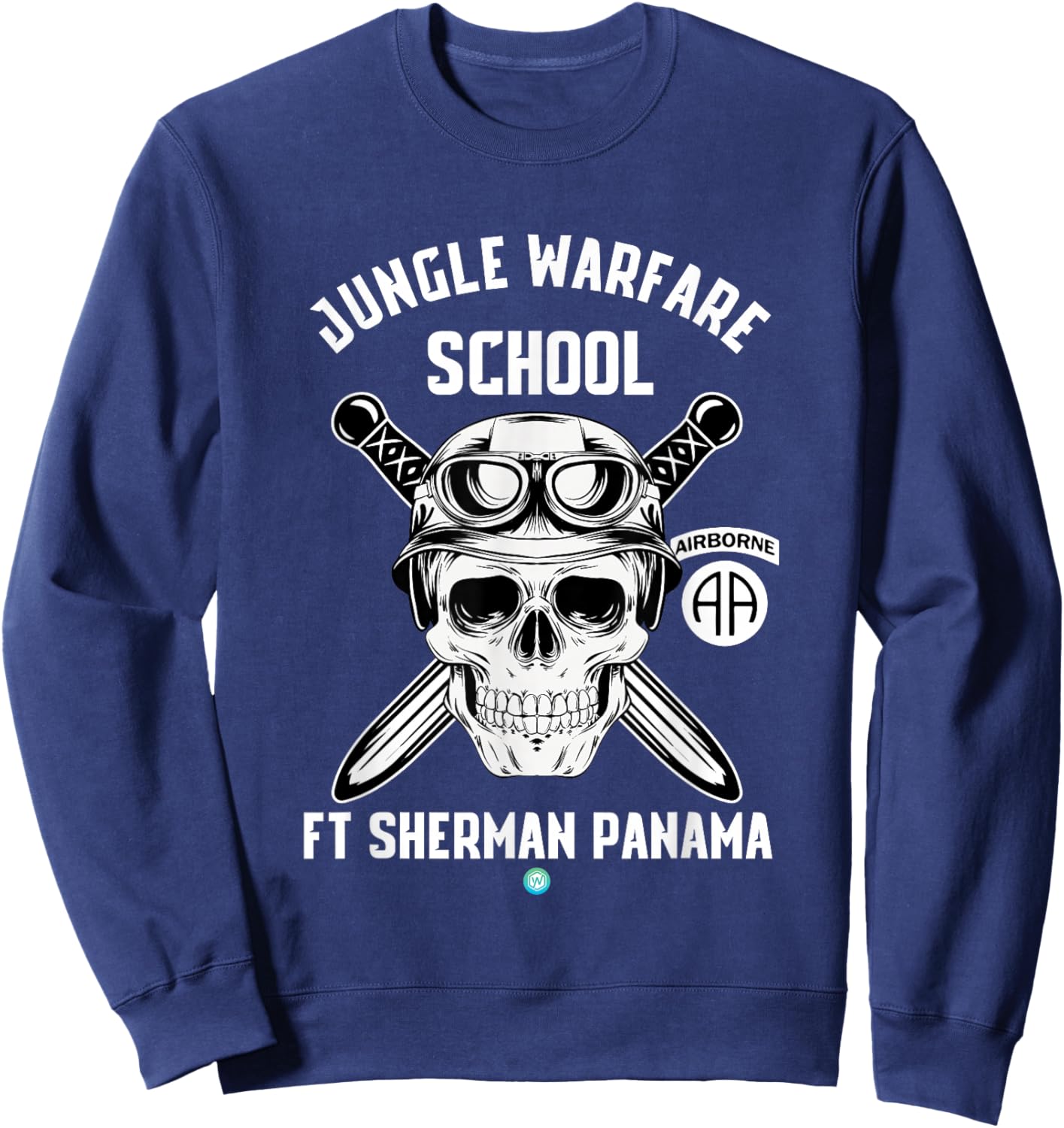 Paratrooper Jungle Warfare School Ft Sherman Panama Airborne Sweatshirt - Sweatshirt | Navy
