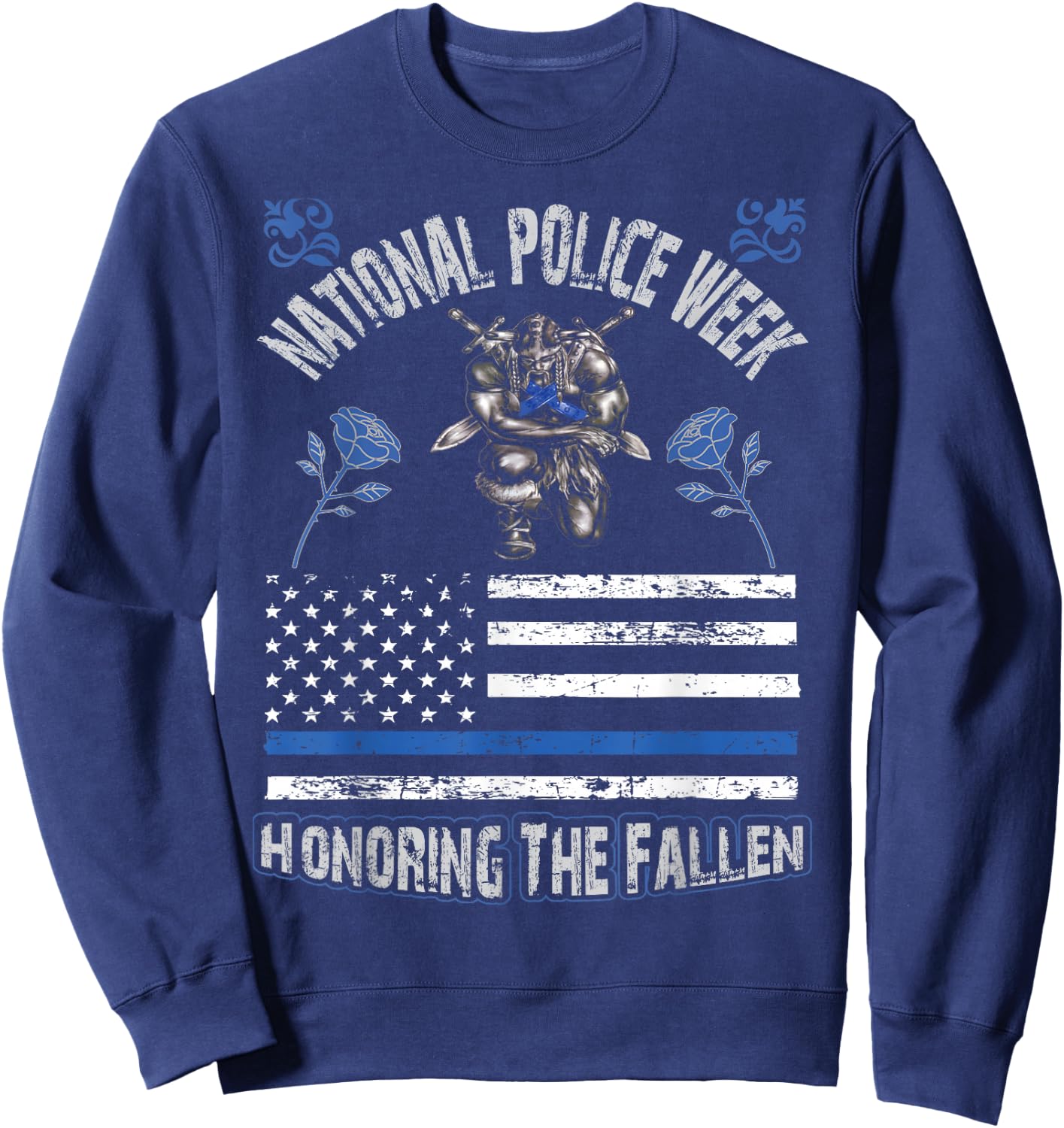 Police Appreciation Week Presents National Police Week 2026 Sweatshirt - Sweatshirt | Navy