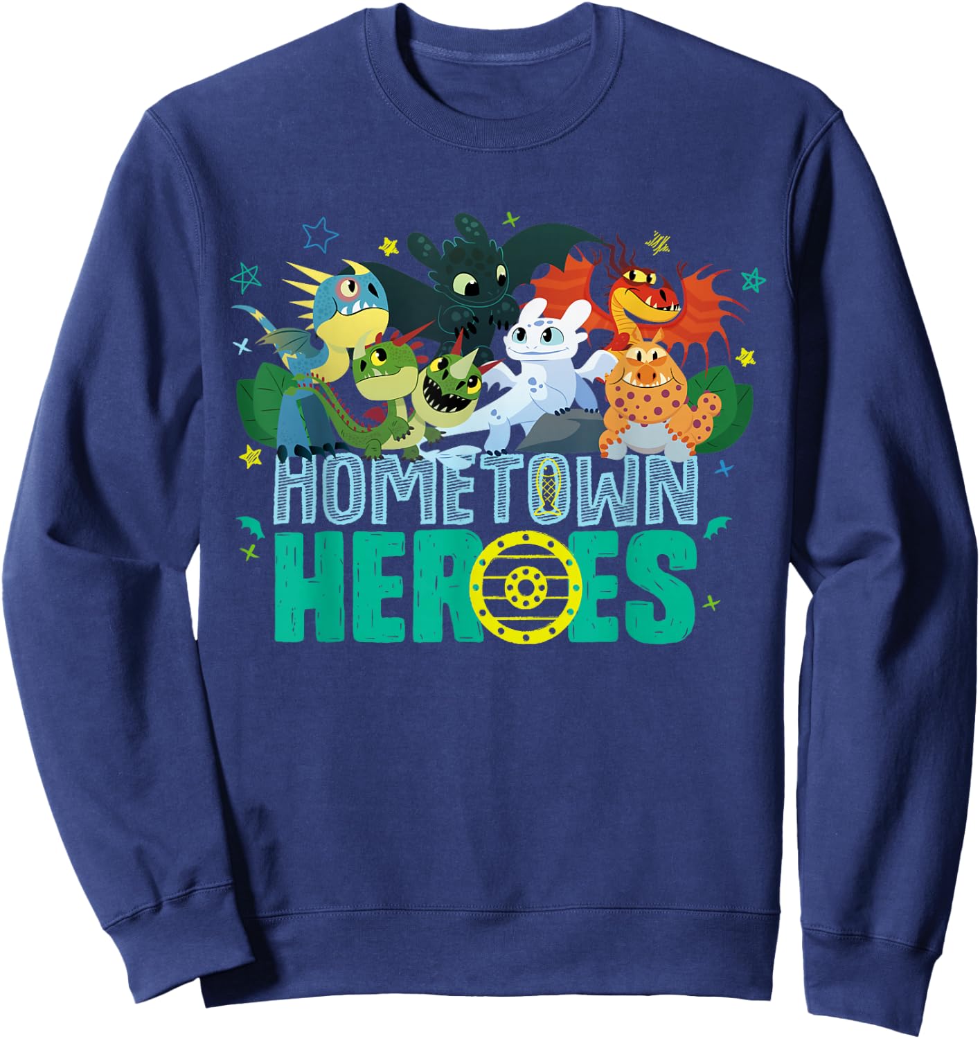 How to Train Your Dragon 3 Heroes of the Hometown Sweatshirt - Sweatshirt | Navy