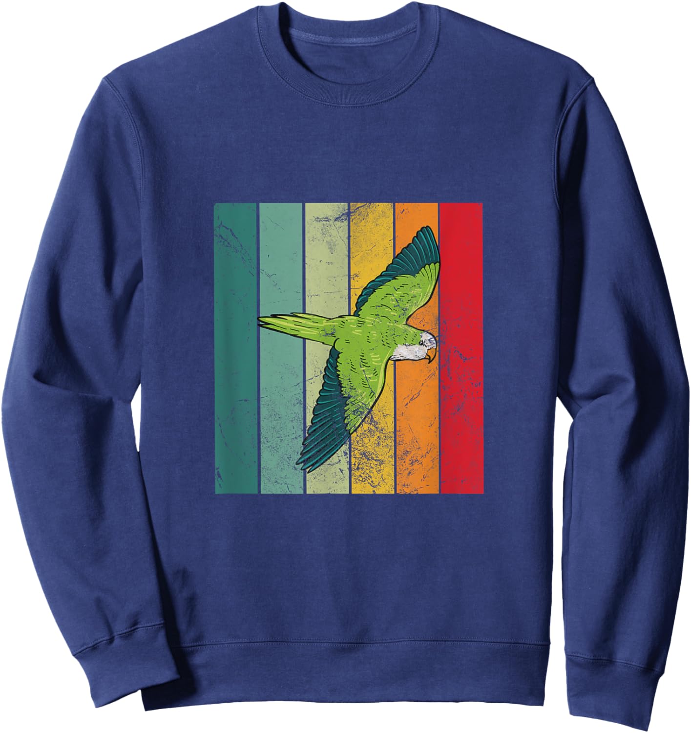 Quaker parrot retro Sweatshirt - Sweatshirt | Navy