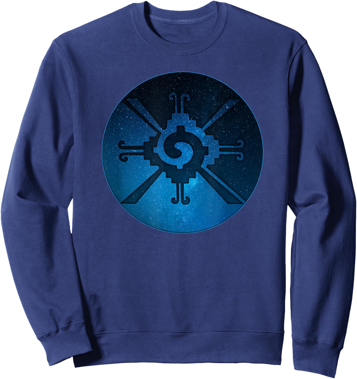 Ancient Mayan Symbol of Balance & Stability Hunab Ku Sweatshirt - Sweatshirt | Navy