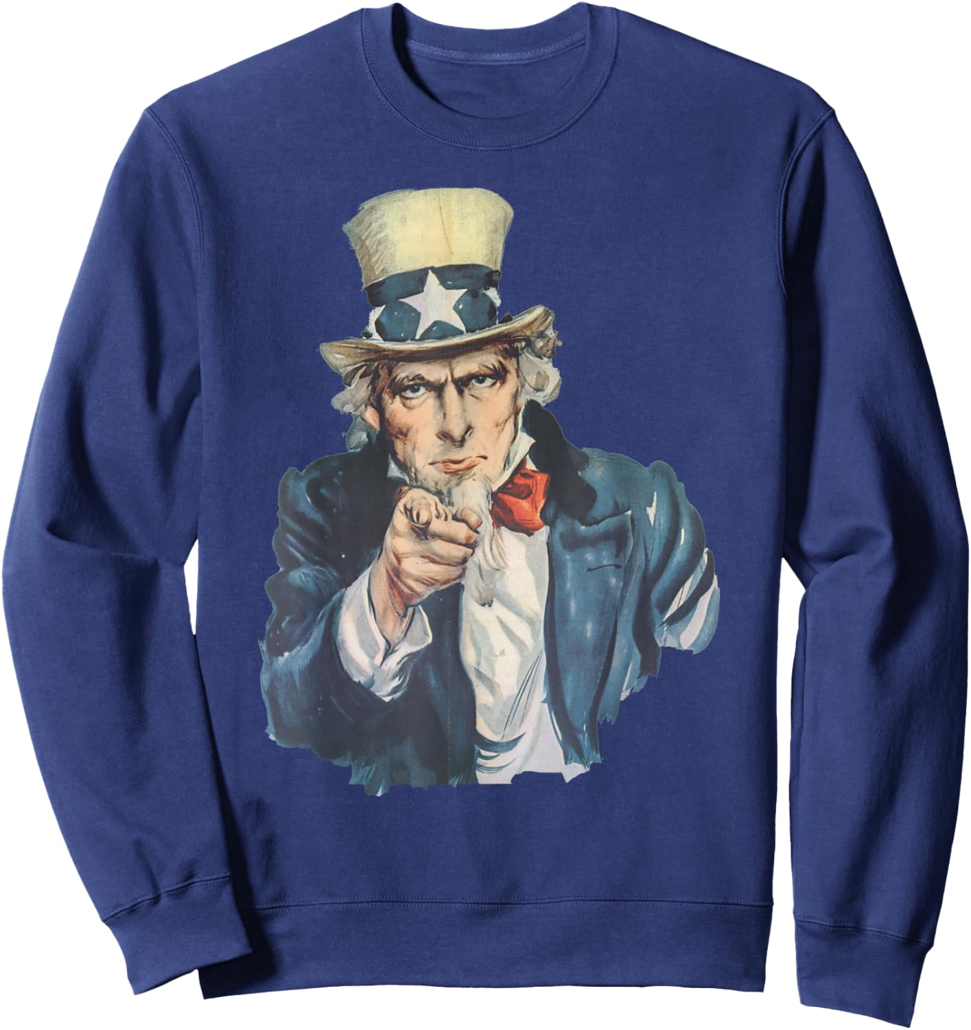 Uncle Sam USA Pride Iconic American Design Sweatshirt - Sweatshirt | Navy