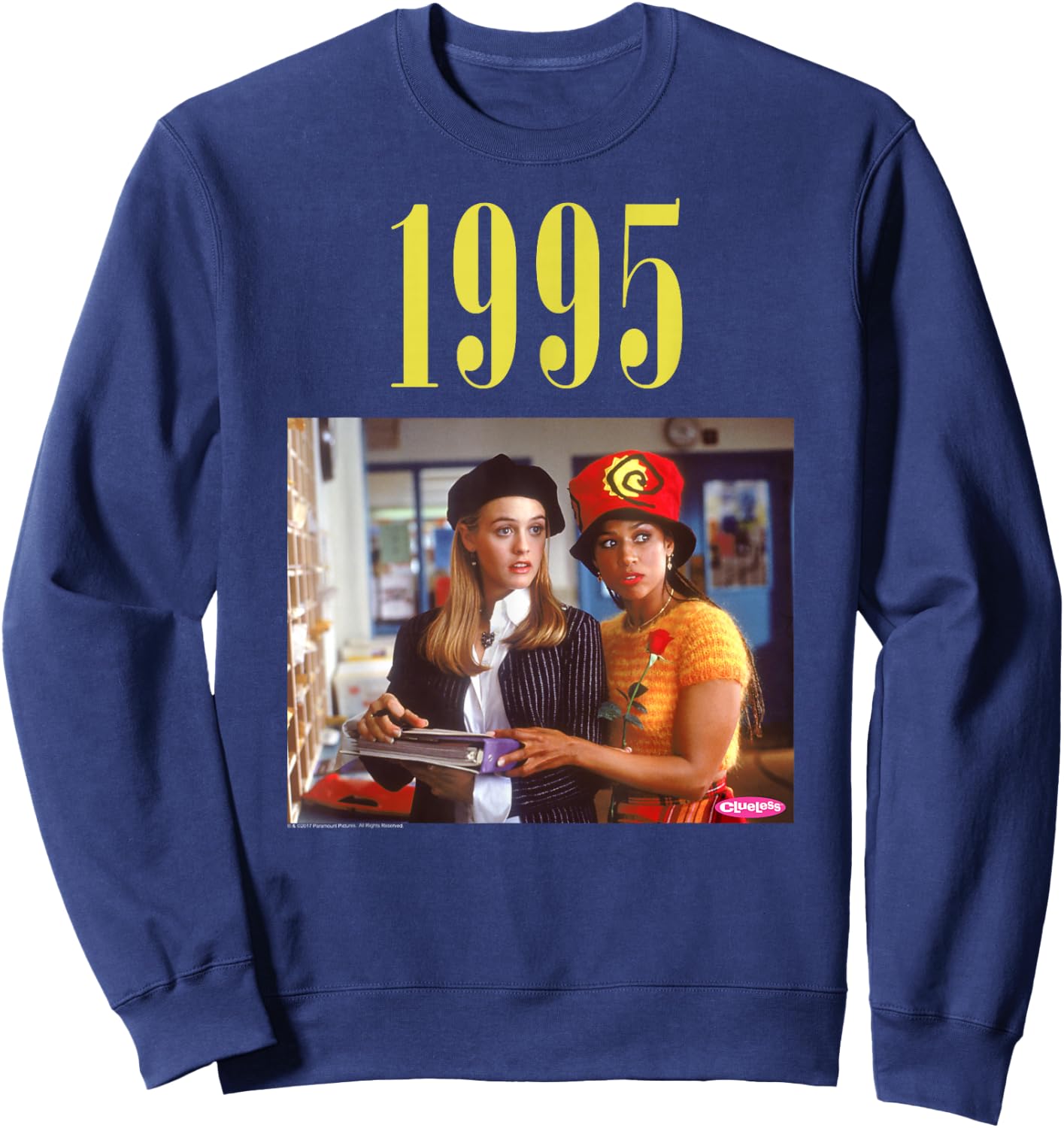 Clueless 1995 Photo Sweatshirt - Sweatshirt | Navy