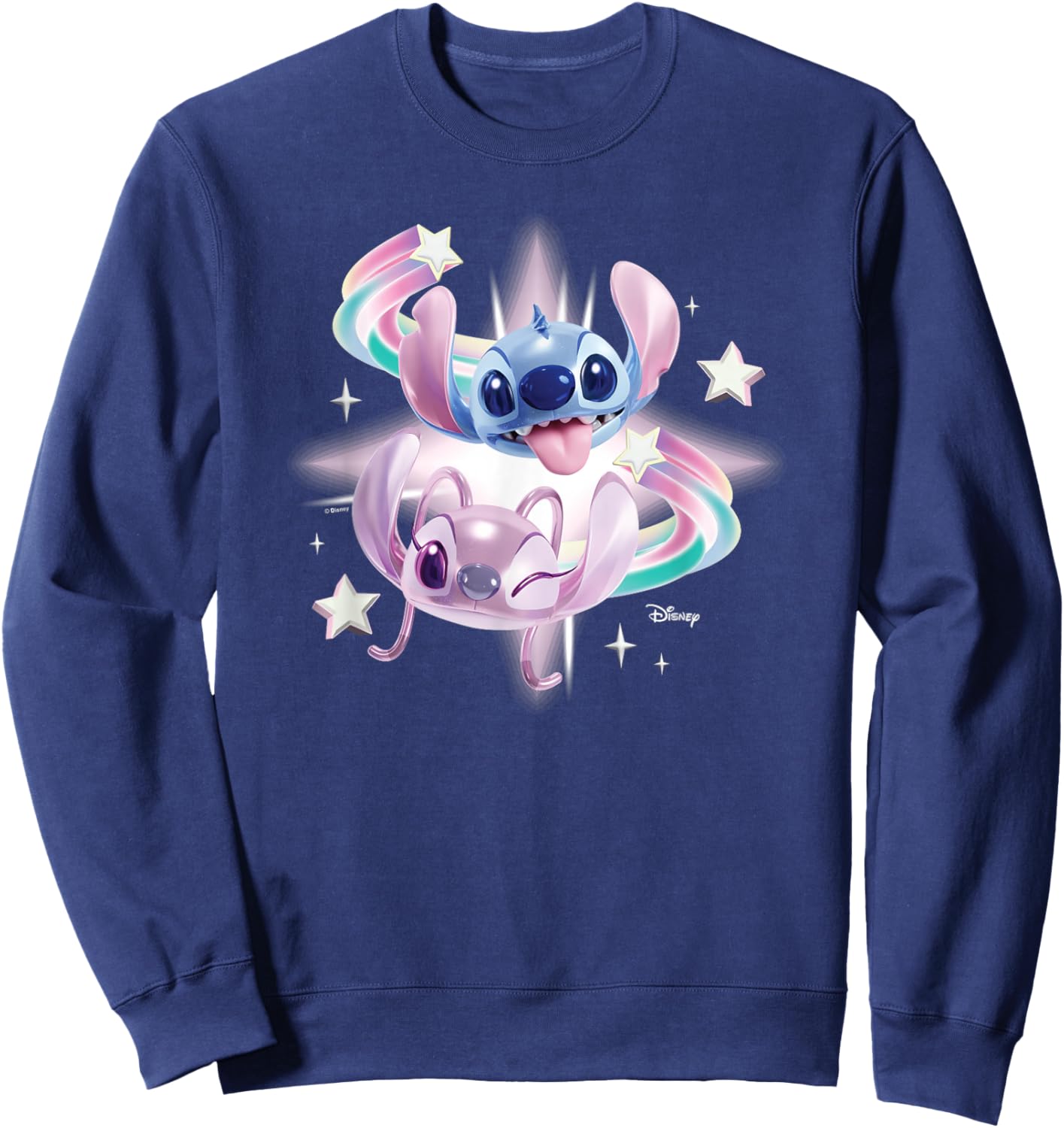 Lilo & Stitch - Stitch & Angel Sweatshirt - Sweatshirt | Navy