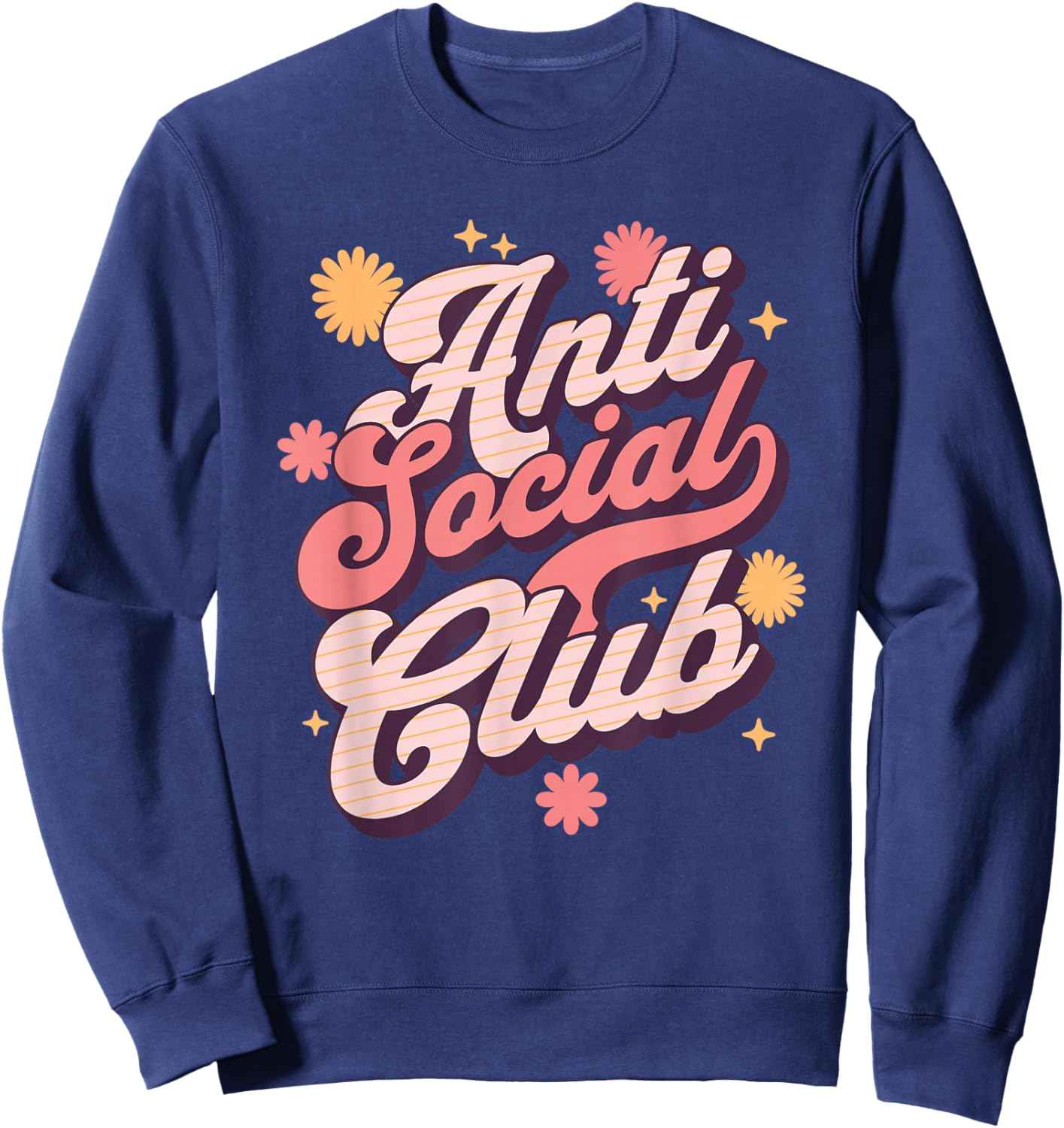 Anti Social Club Sweatshirt - Sweatshirt | Navy