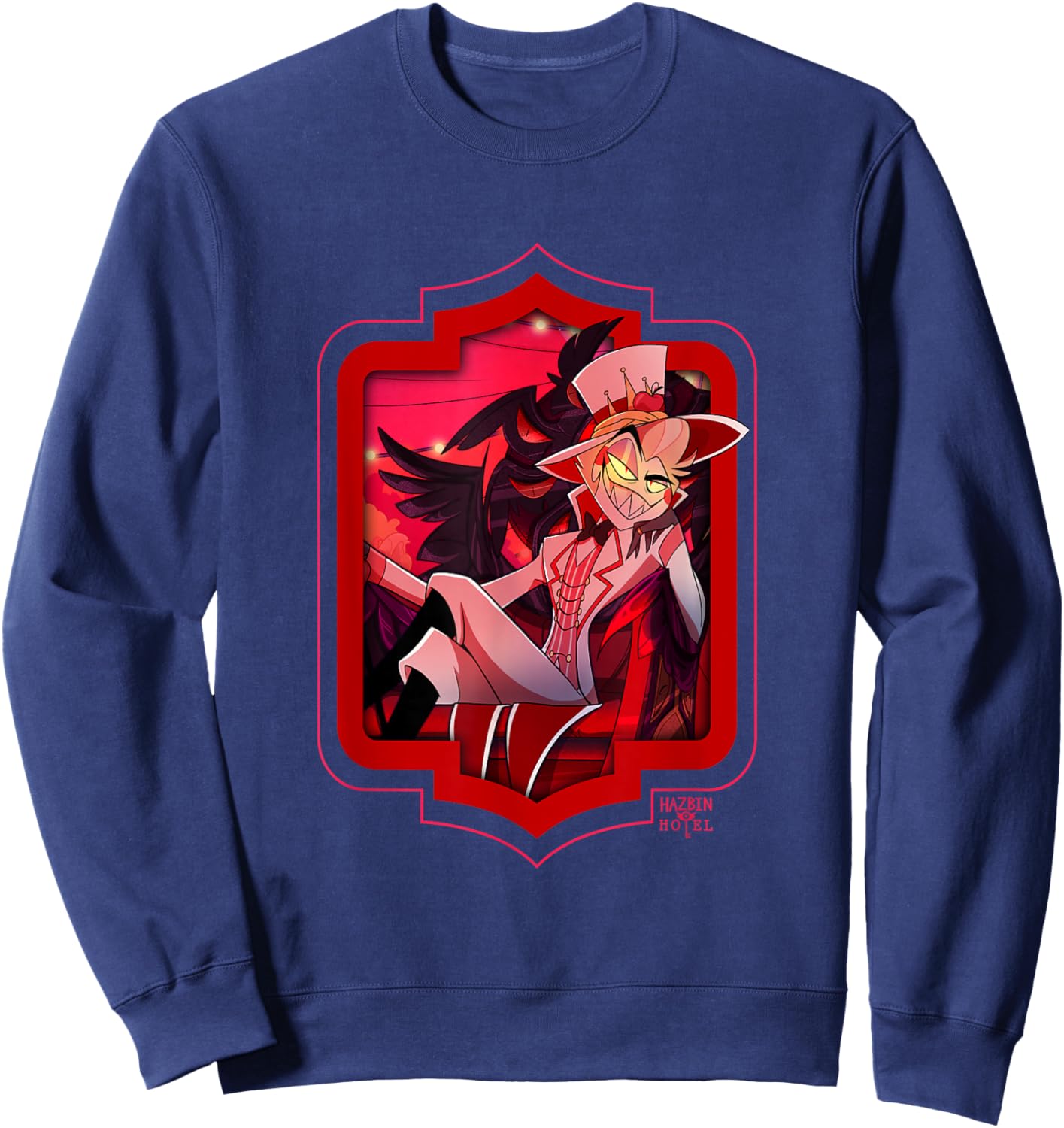 Hazbin Hotel - Lucifer Sweatshirt - Sweatshirt | Navy
