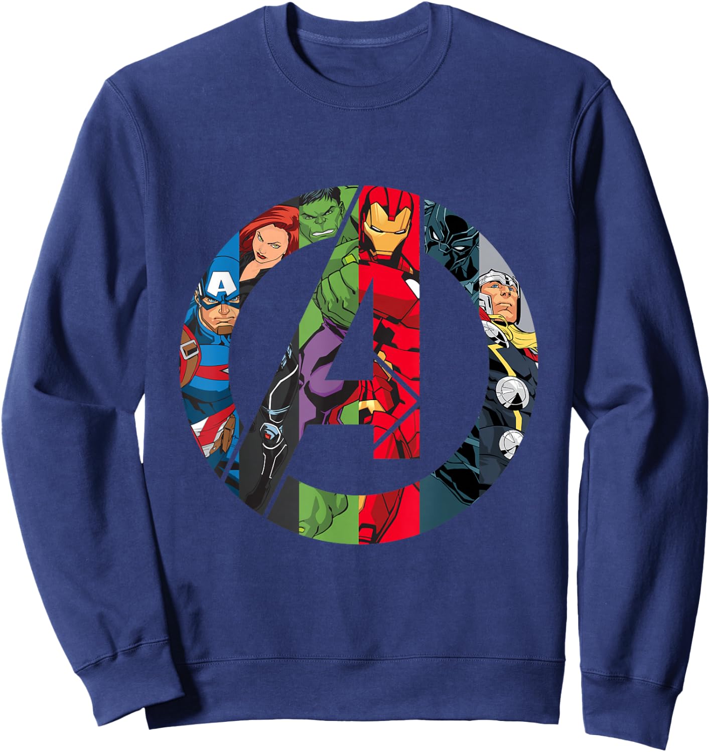 Marvel Avengers A Logo Sweatshirt - Sweatshirt | Navy