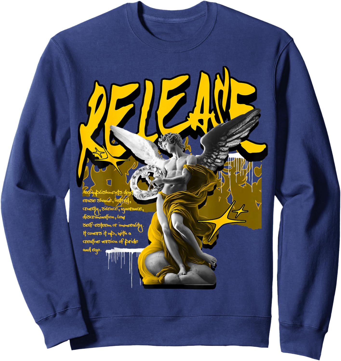 Release Vivid Sulfur 4s Matching Women Sweatshirt - Sweatshirt | Navy