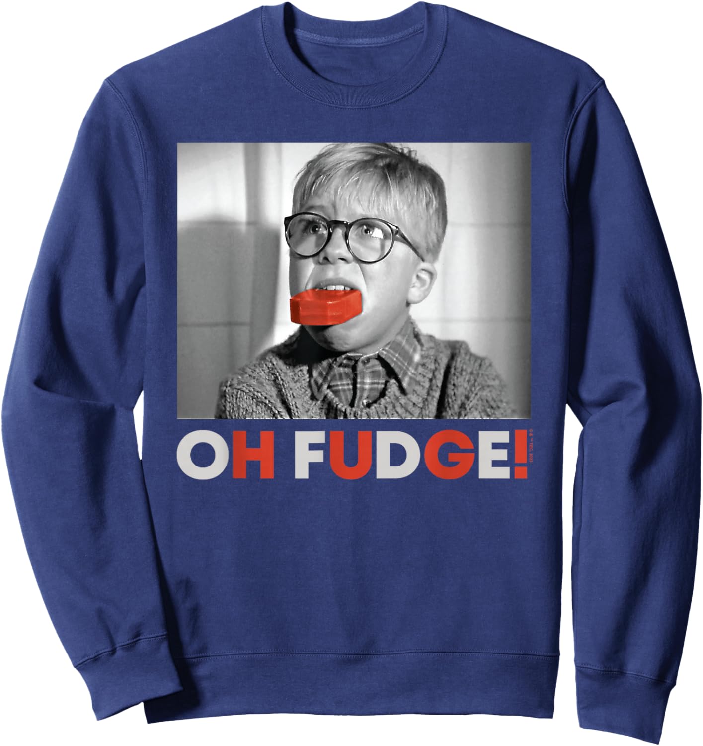A Christmas Story - Oh Fudge! Sweatshirt - Sweatshirt | Navy