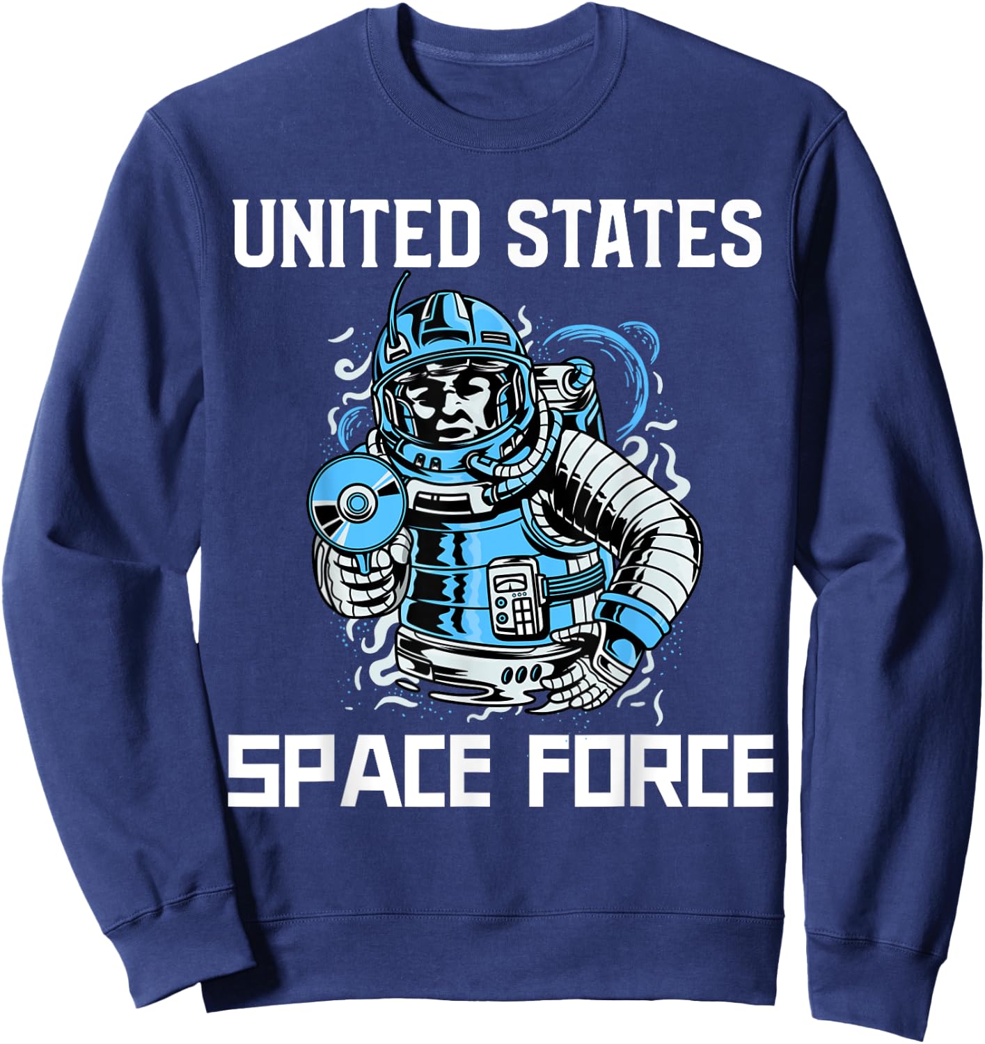 United States Space Force Space Man Sweatshirt - Sweatshirt | Navy
