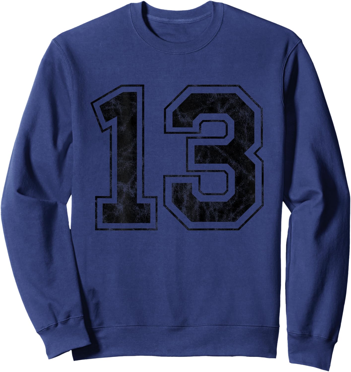 Number 13 on the back Sweatshirt - Sweatshirt | Navy