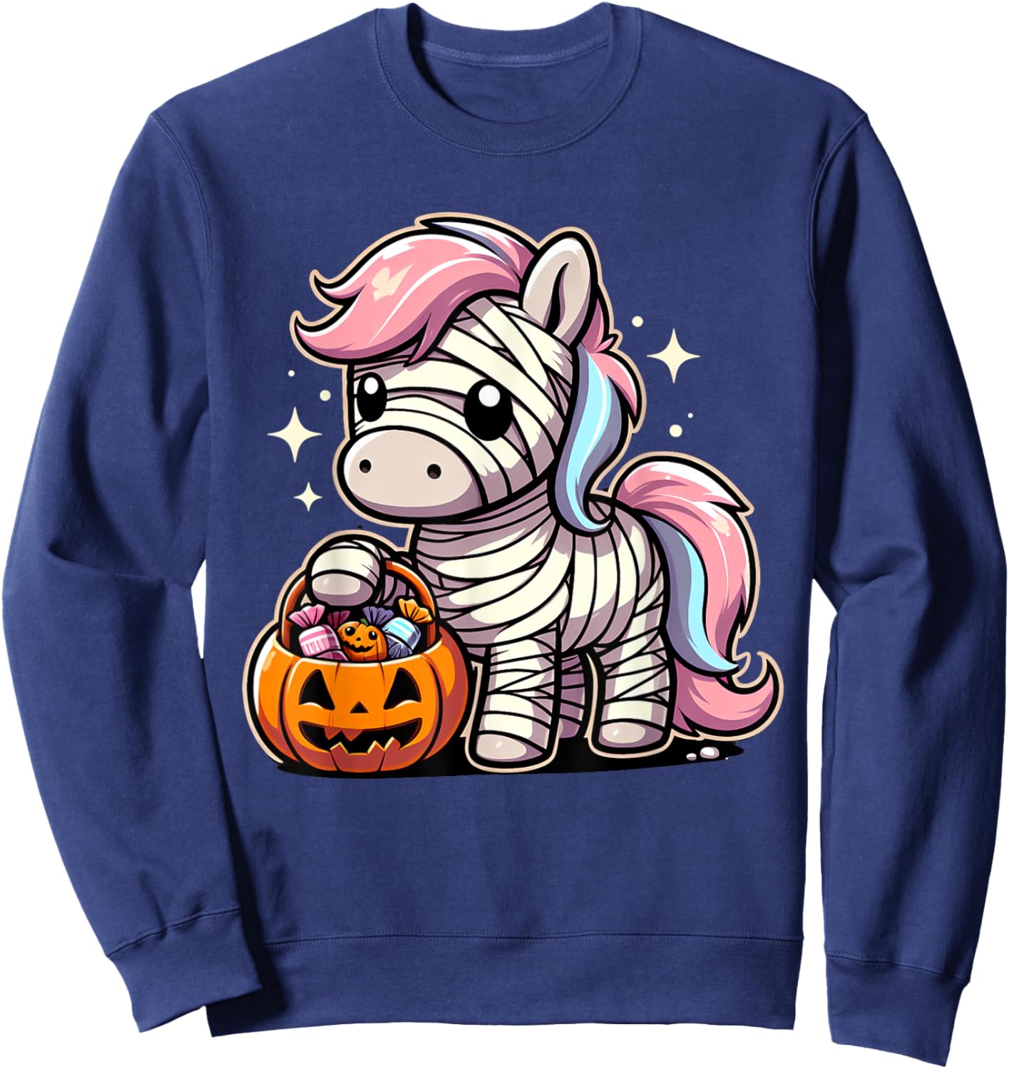 Cute Horse Halloween Costume Toddler Kids Boys & Girls Sweatshirt - Sweatshirt | Navy