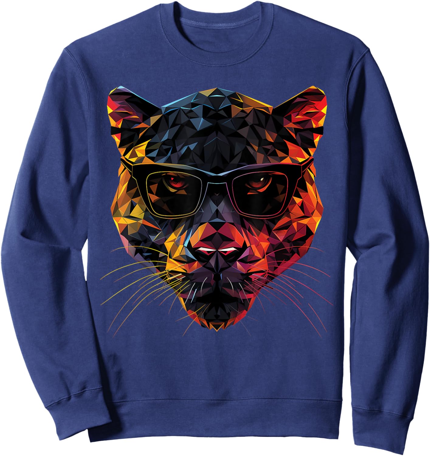 Panther Dad Mom Cool Sunglasses - Panther Sweatshirt - Sweatshirt | Navy