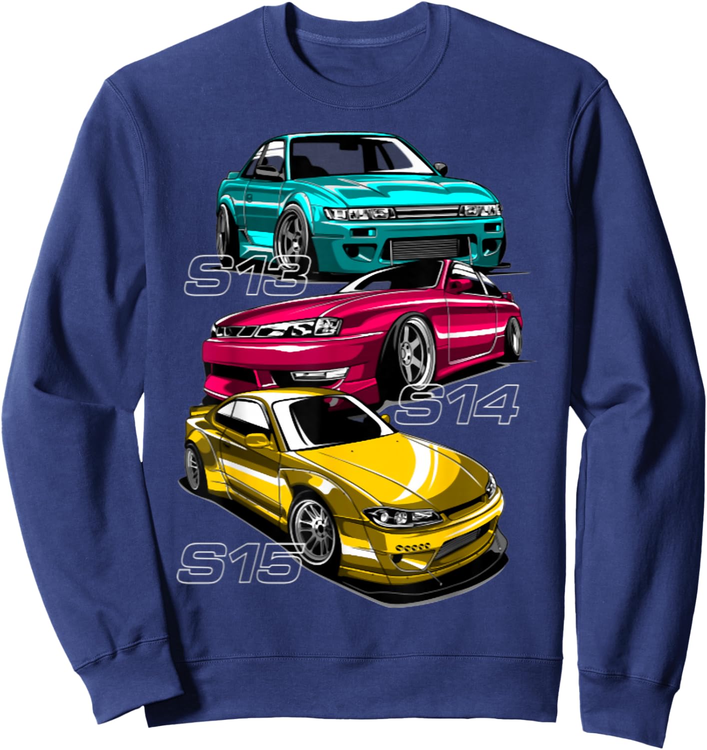 Silvia s13 s14 s15 lover sport car Sweatshirt - Sweatshirt | Navy