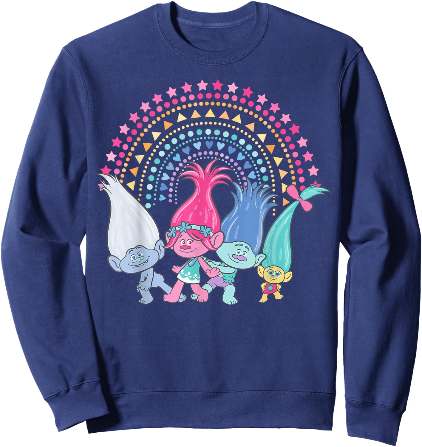 DreamWorks Trolls Rainbow Trolls Sweatshirt - Sweatshirt | Navy