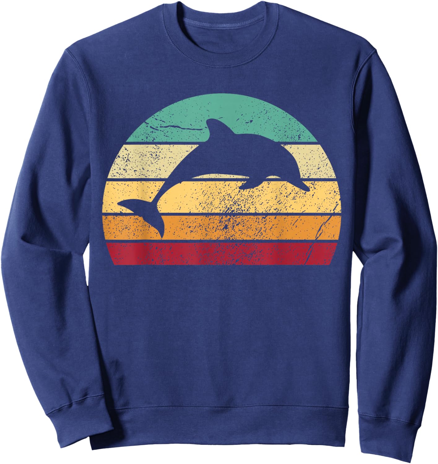 Save the Dolphin - Endangered Species Gift Sweatshirt - Sweatshirt | Navy