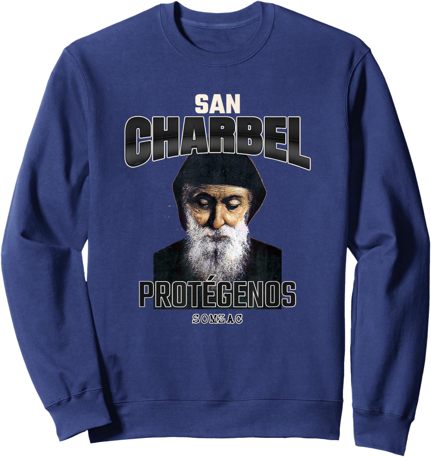 San Charbel Makhlouf, Saint Charbel Sweatshirt - Sweatshirt | Navy