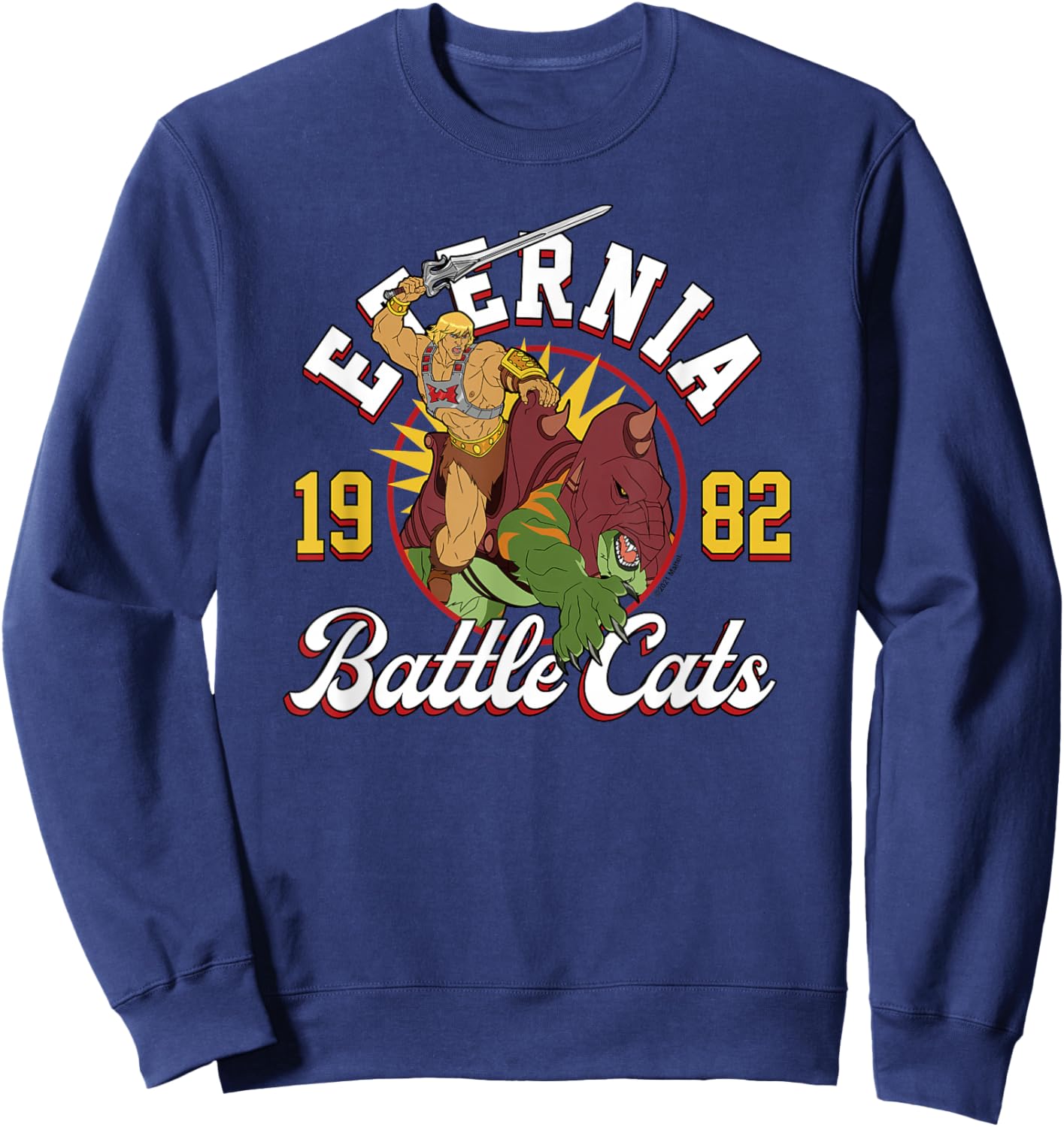 Masters of the Universe- Eternia Battle Cats Sweatshirt - Sweatshirt | Navy